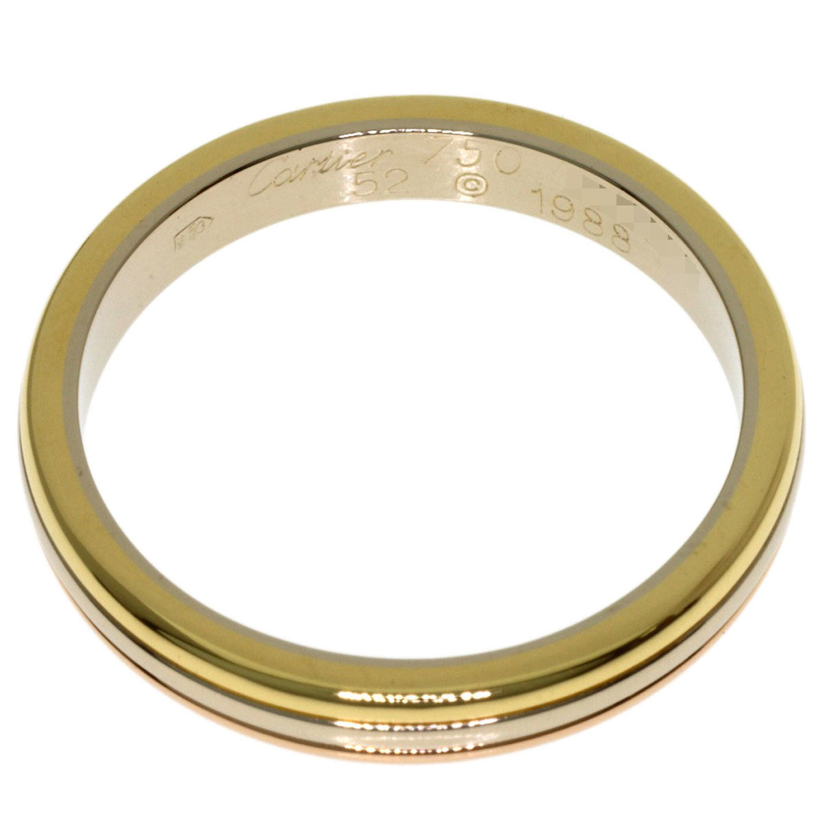 Cartier Yellow Gold (18K) Pink Gold (18K) White Gold (18K) Band Ring (Pre-Owned)