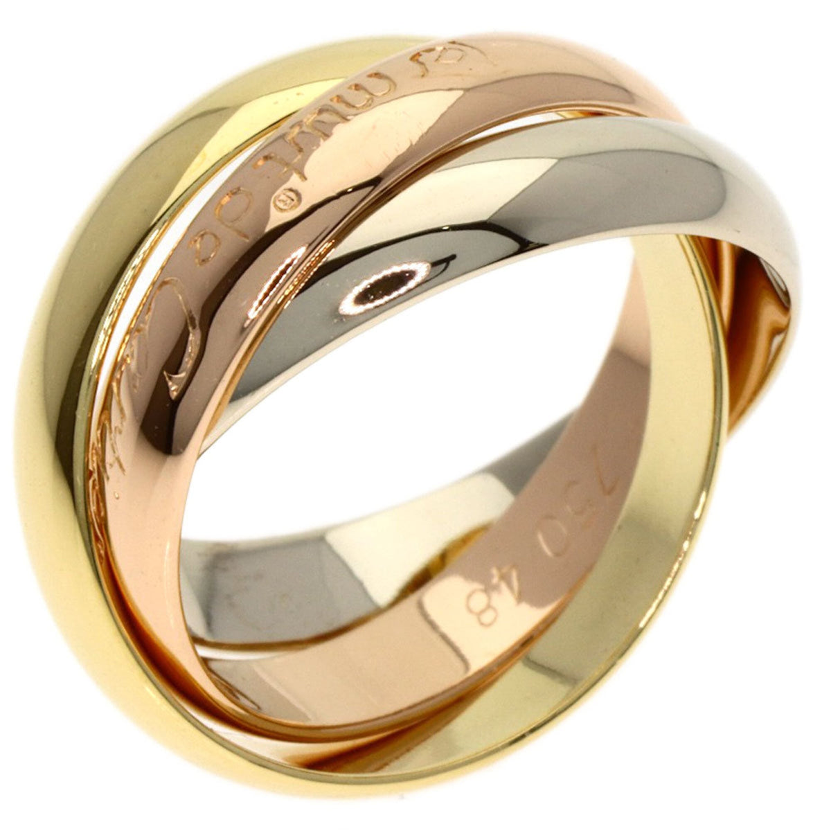 Cartier Yellow Gold (18K) Pink Gold (18K) White Gold (18K) Band Ring (Pre-Owned)