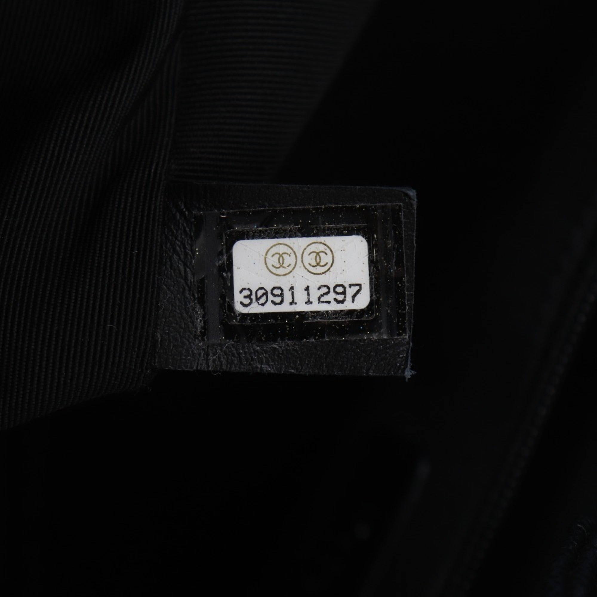 Chanel Matelasse Black Leather Tote Bag (Pre-Owned)