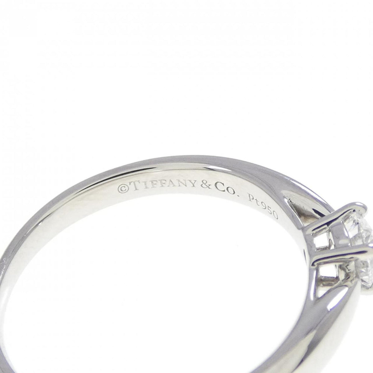 Tiffany Platinum 950 Band Ring (Pre-Owned)