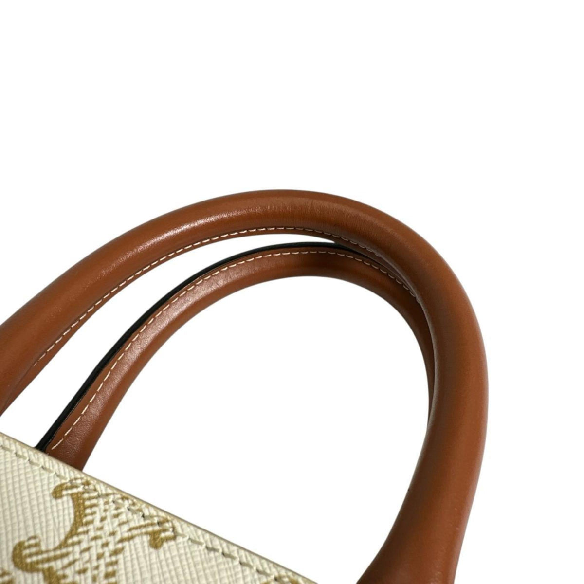 Celine White Pvc Handbag (Pre-Owned)