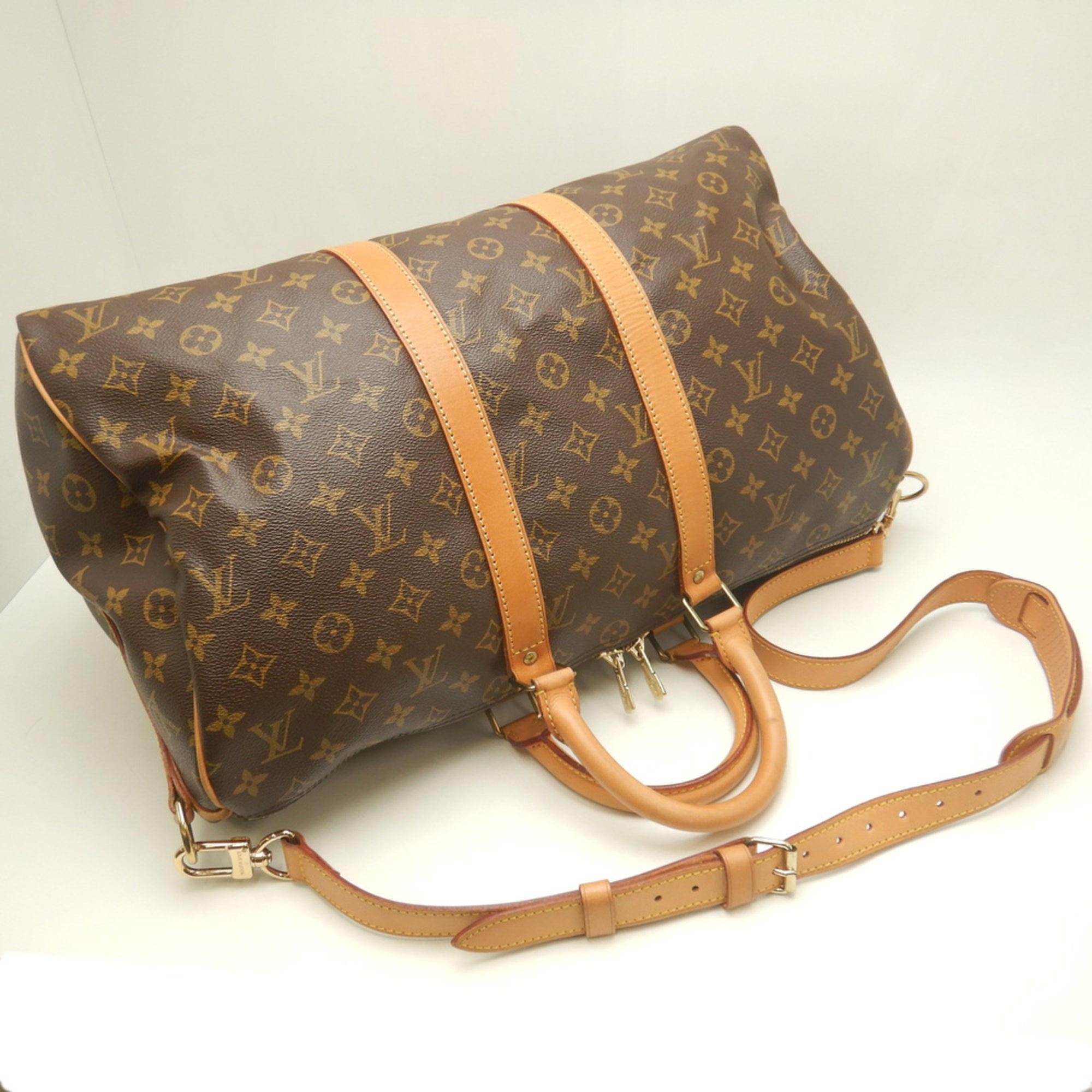 Louis Vuitton Monogram Brown Monogram Boston Bag (Pre-Owned)