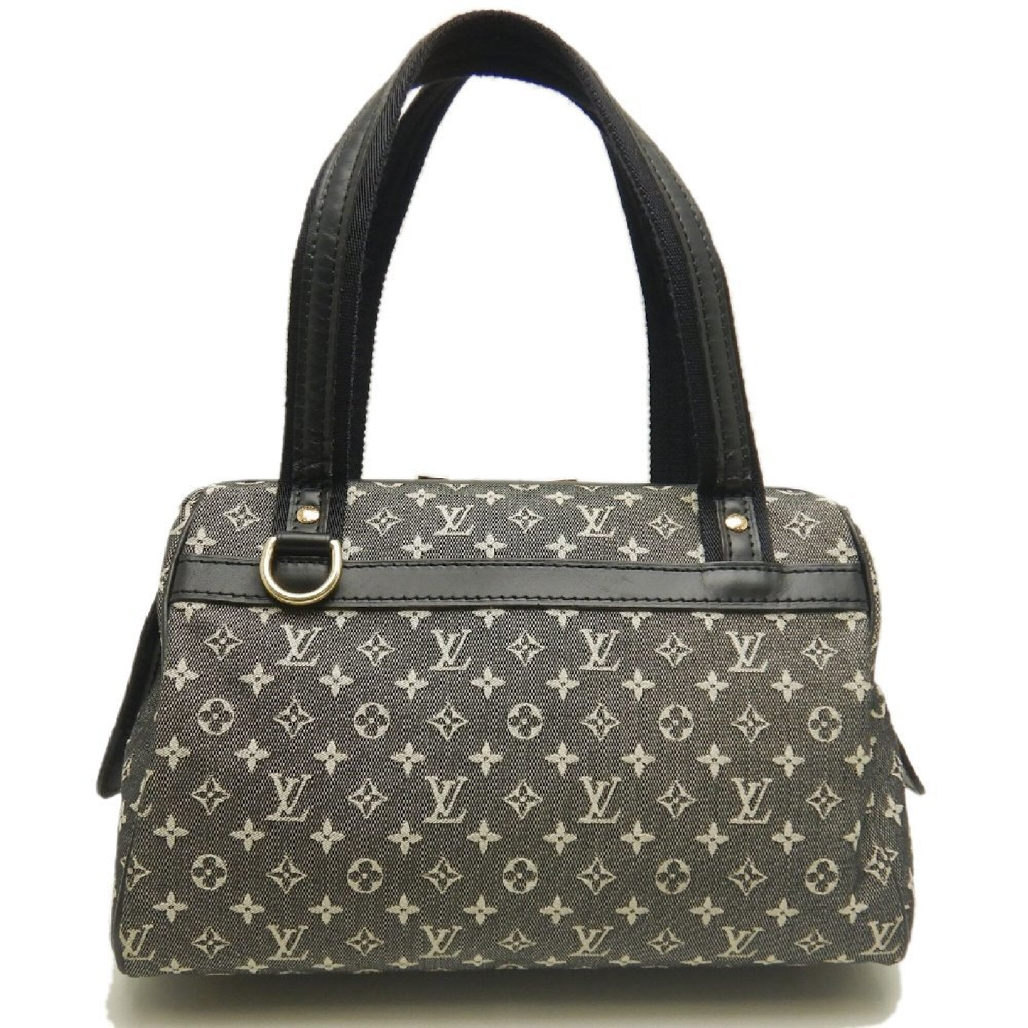 Louis Vuitton Monogram Mini Noir Canvas Handbag (Pre-Owned)