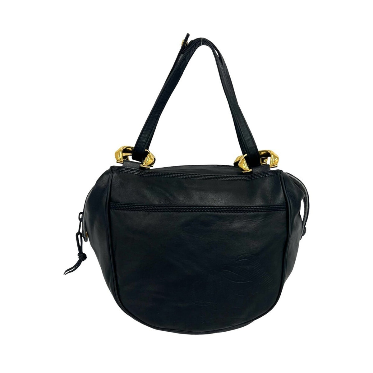 Loewe Black Leather Handbag Shoulder Bag (Pre-Owned)