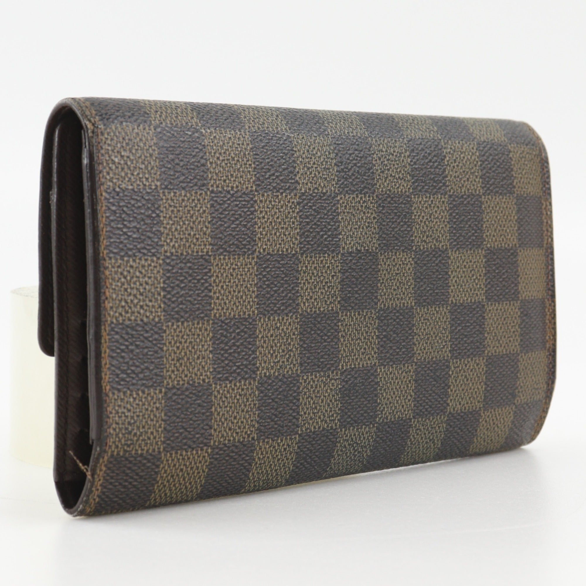 Louis Vuitton Damier Brown Damier Canvas Long Wallet (Bi-Fold) (Pre-Owned)