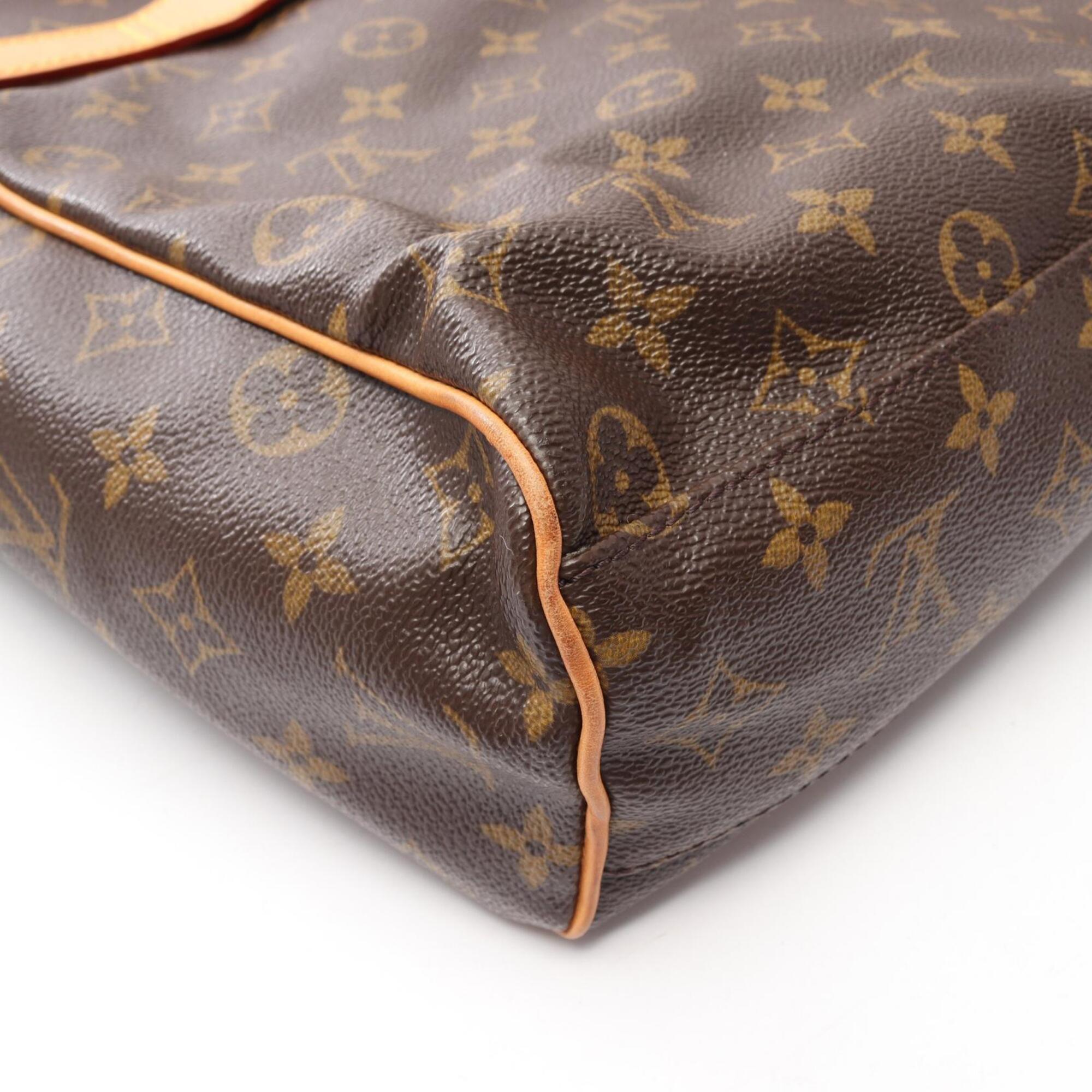 Louis Vuitton Brown Monogram Coated Canvas Handbag Shoulder Bag (Pre-Owned)
