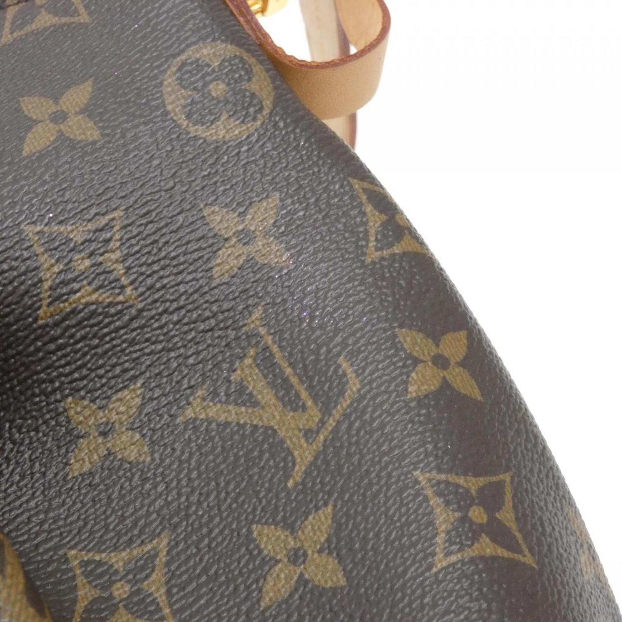 Louis Vuitton Marron Coated Canvas Handbag (Pre-Owned)