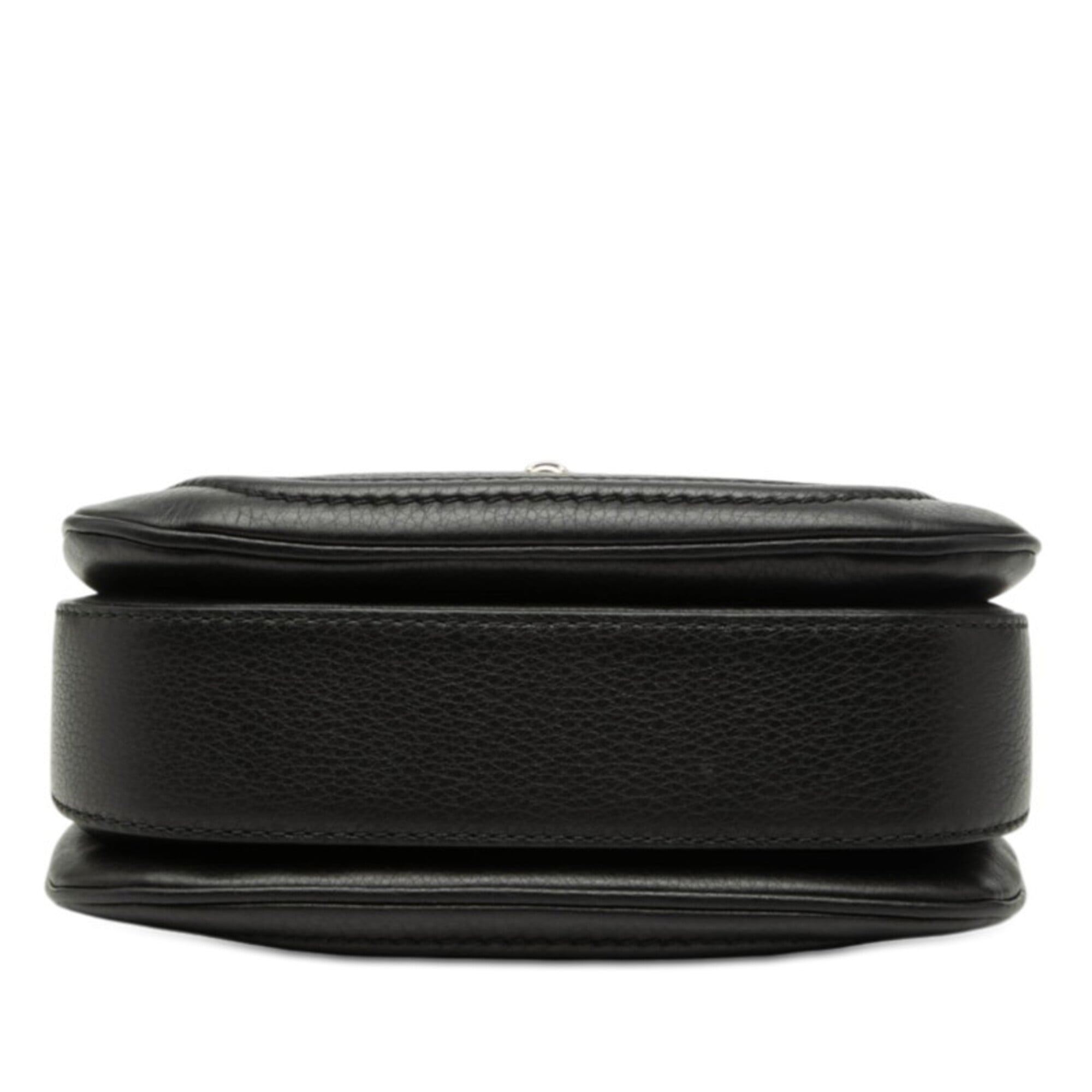 Gucci Black Leather Handbag Shoulder Bag (Pre-Owned)