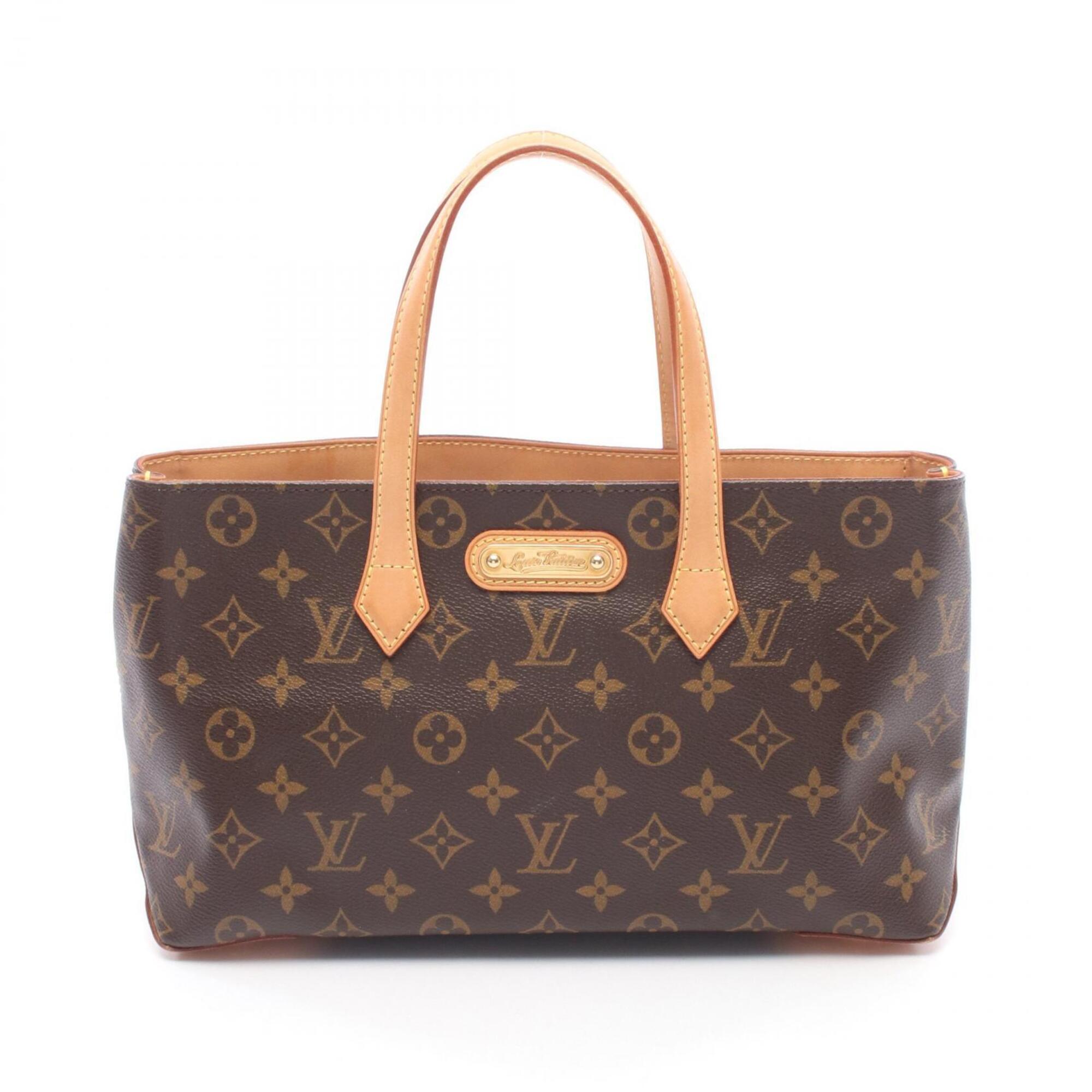 Louis Vuitton Brown Monogram Coated Canvas Leather Handbag (Pre-Owned)