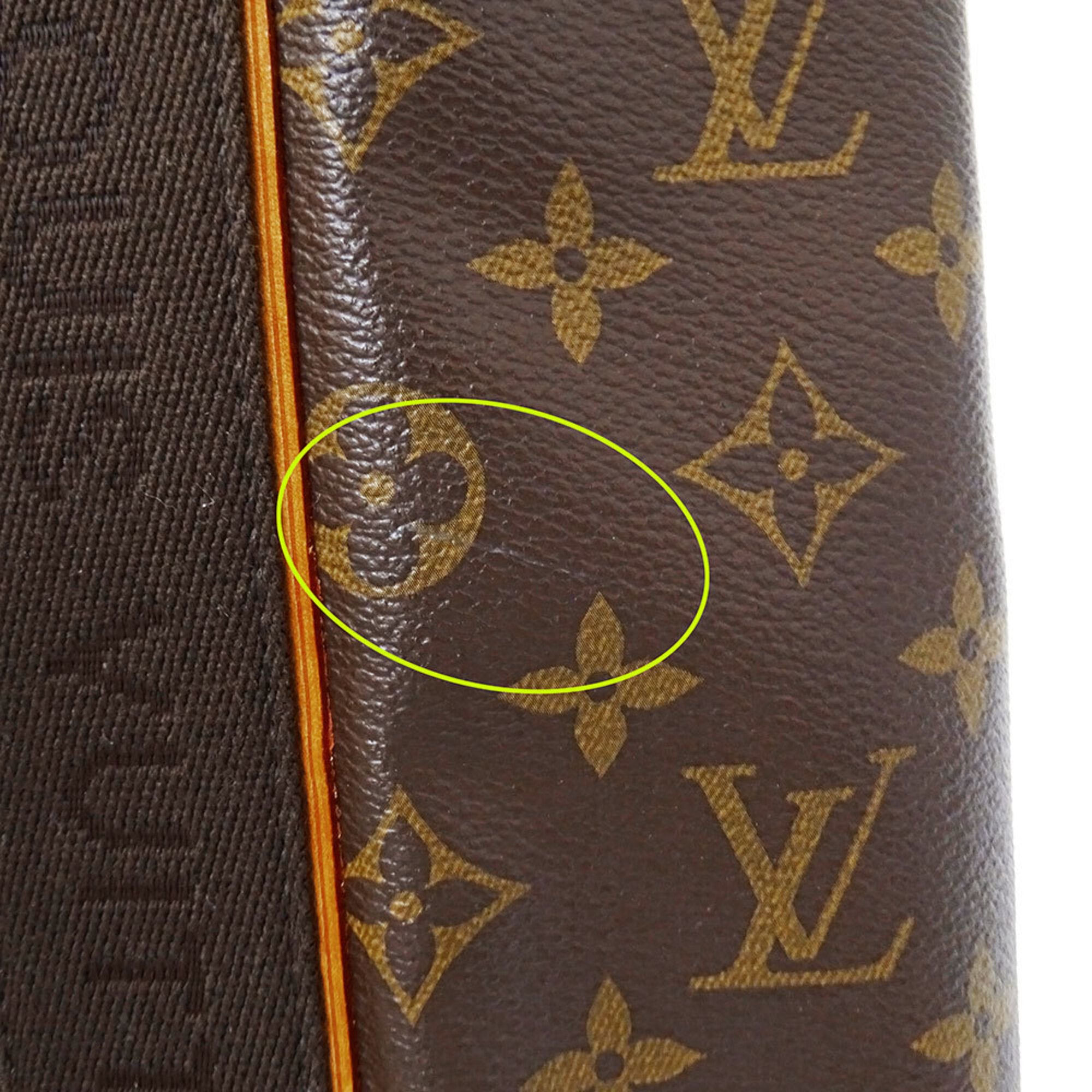 Louis Vuitton Brown Monogram Canvas Handbag Tote Bag (Pre-Owned)