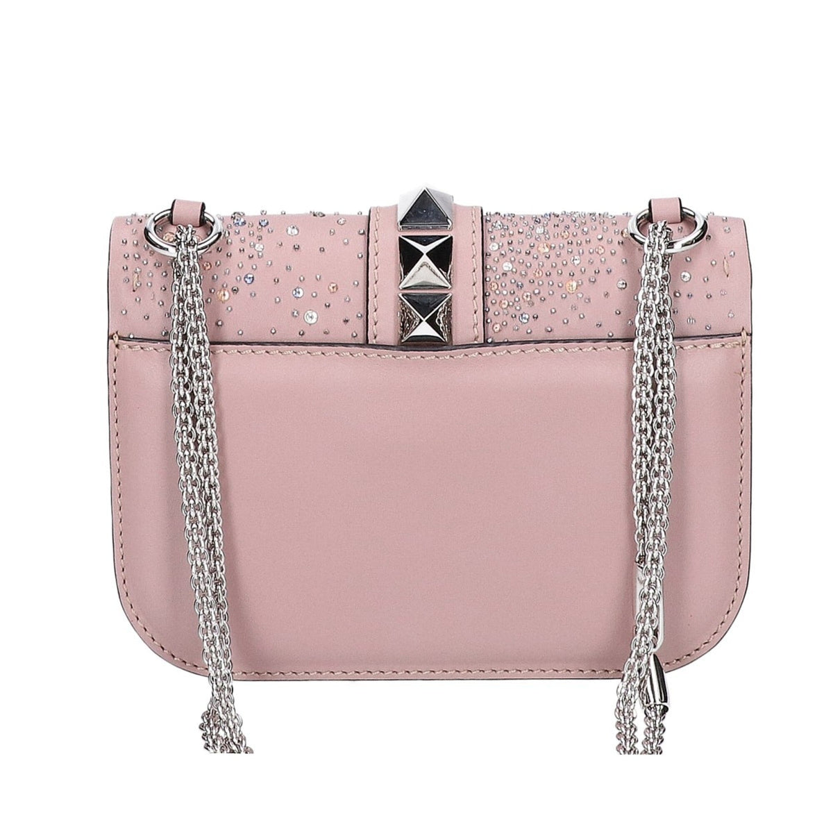 Valentino Silver Leather Shoulder Bag (Pre-Owned)