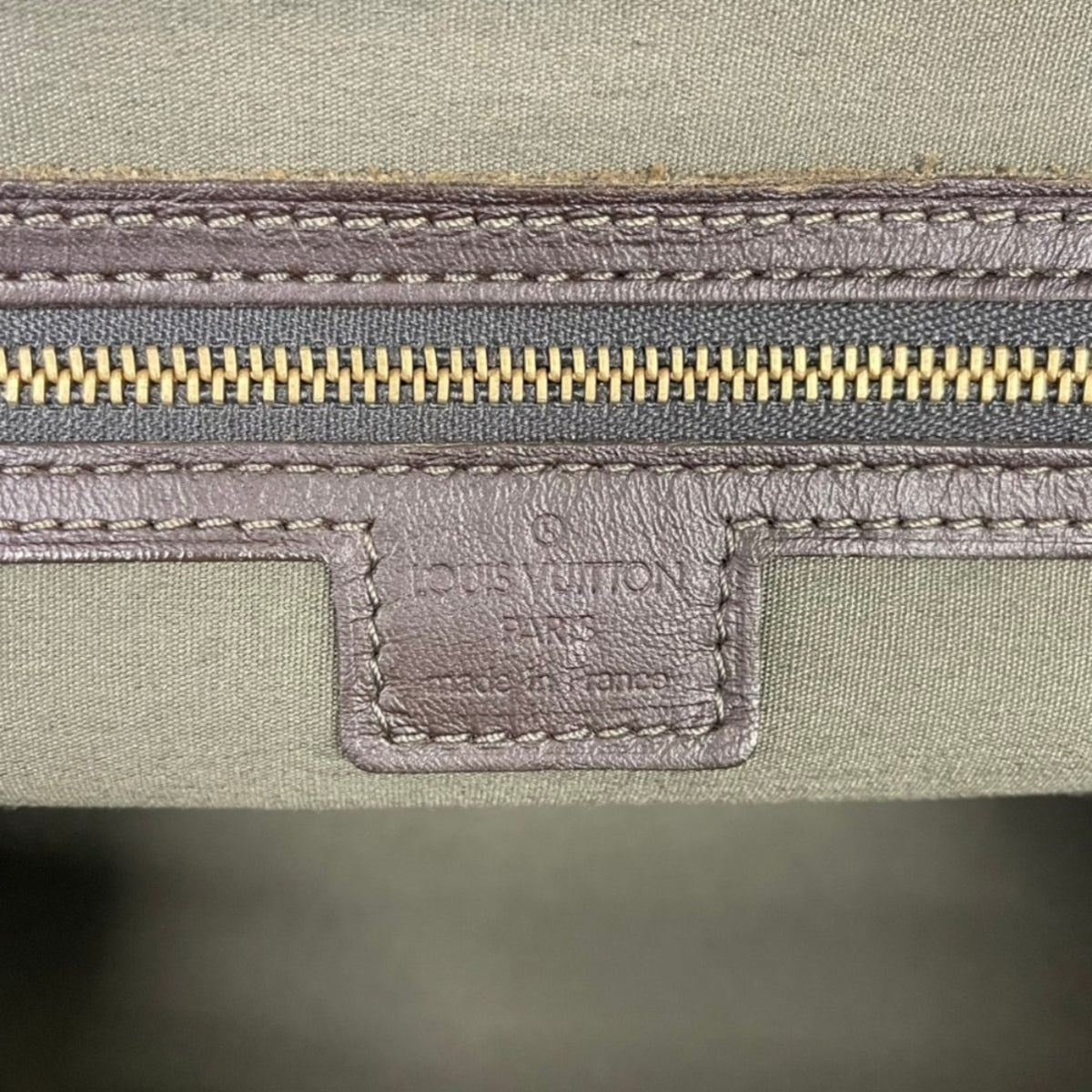 Louis Vuitton Brown Khaki Boston Bag (Pre-Owned)