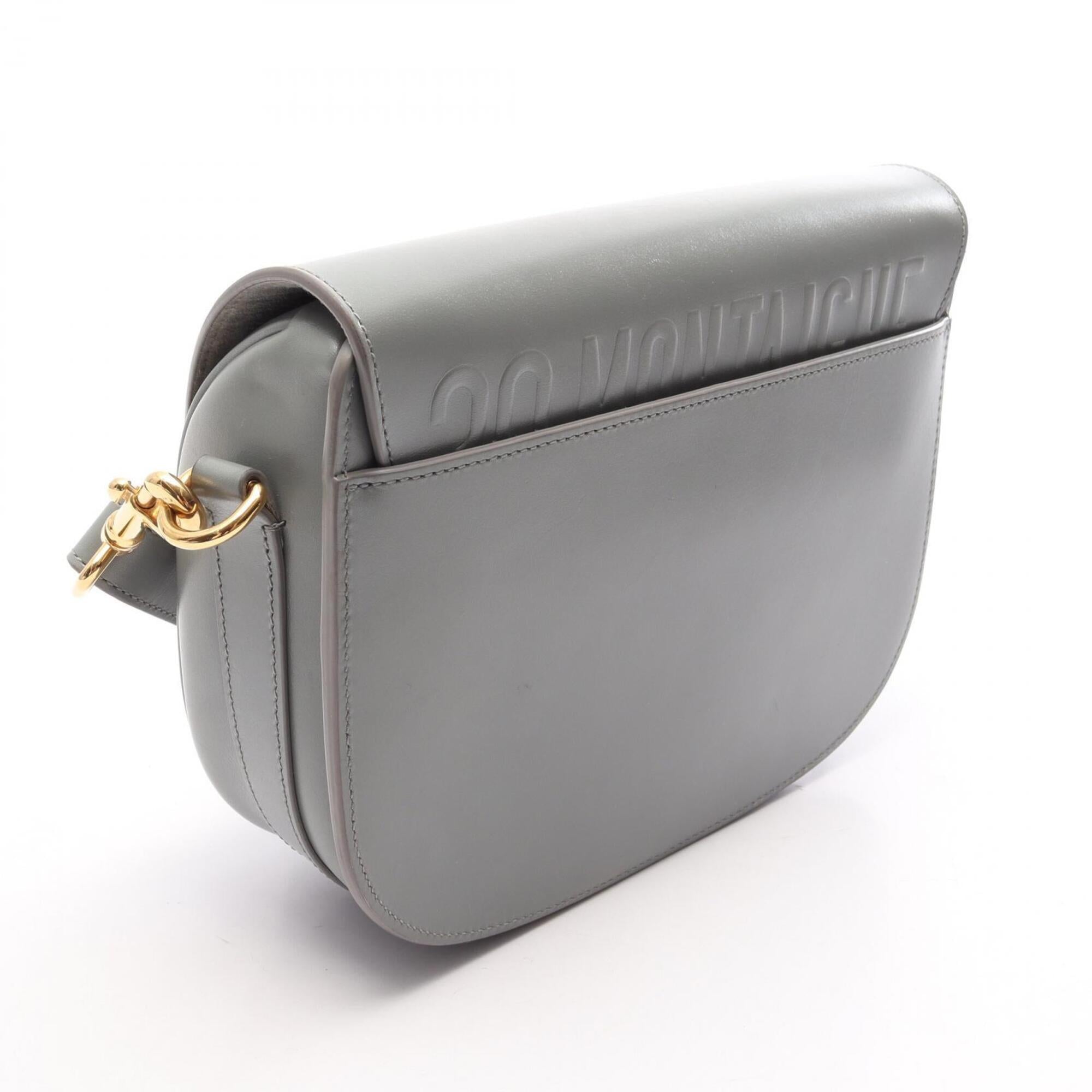 Christian Dior Green Leather Handbag Shoulder Bag (Pre-Owned)