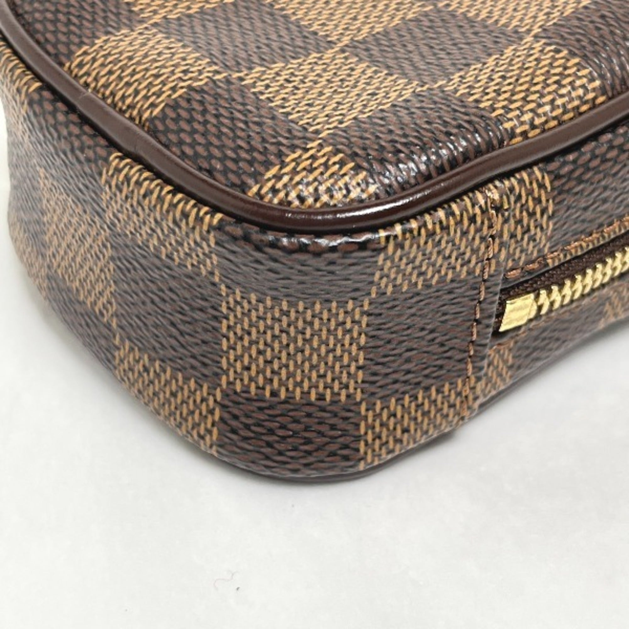 Louis Vuitton Brown Damier Canvas Pouch (Pre-Owned)