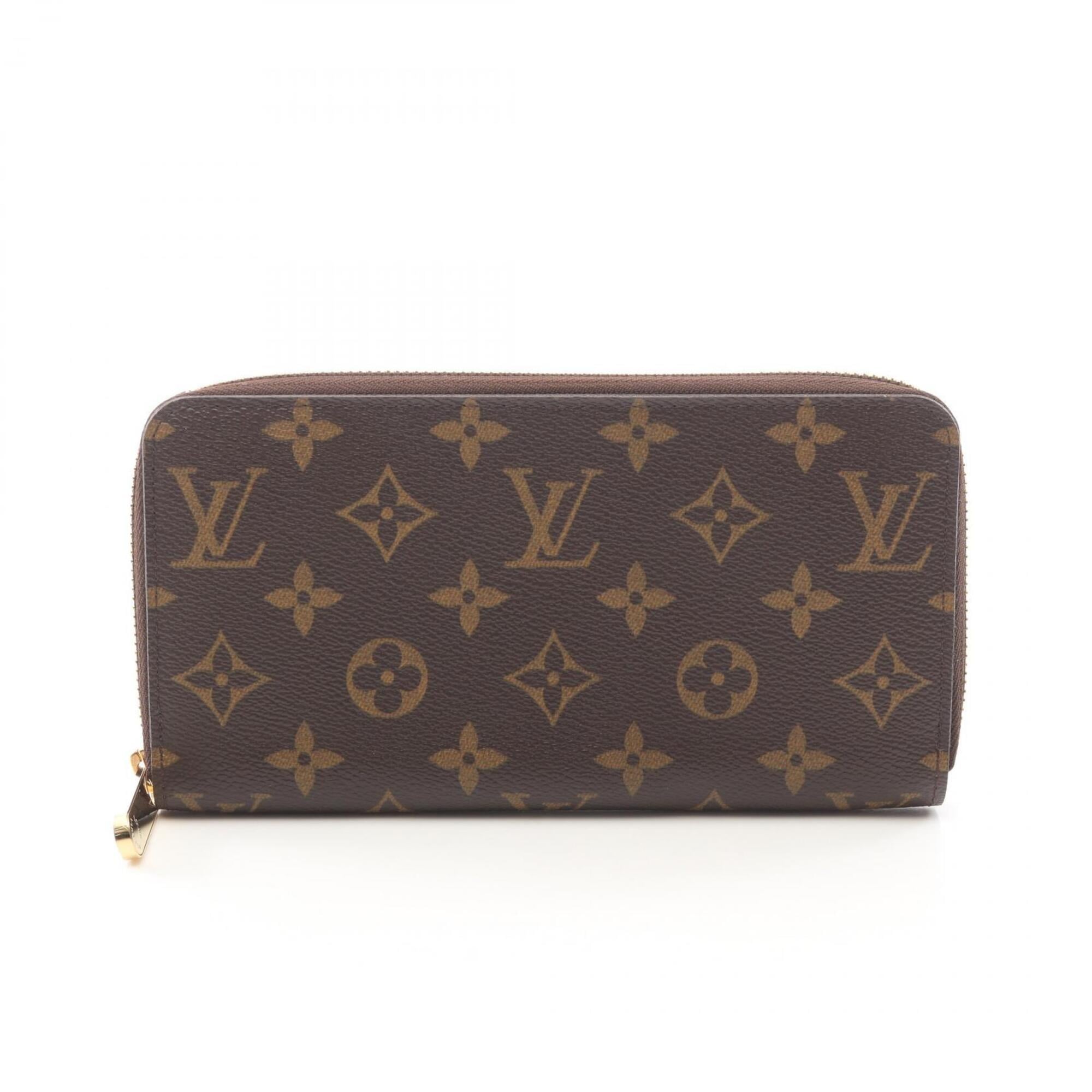 Louis Vuitton Monogram Brown Pvc Long Wallet (Tri-Fold) (Pre-Owned)