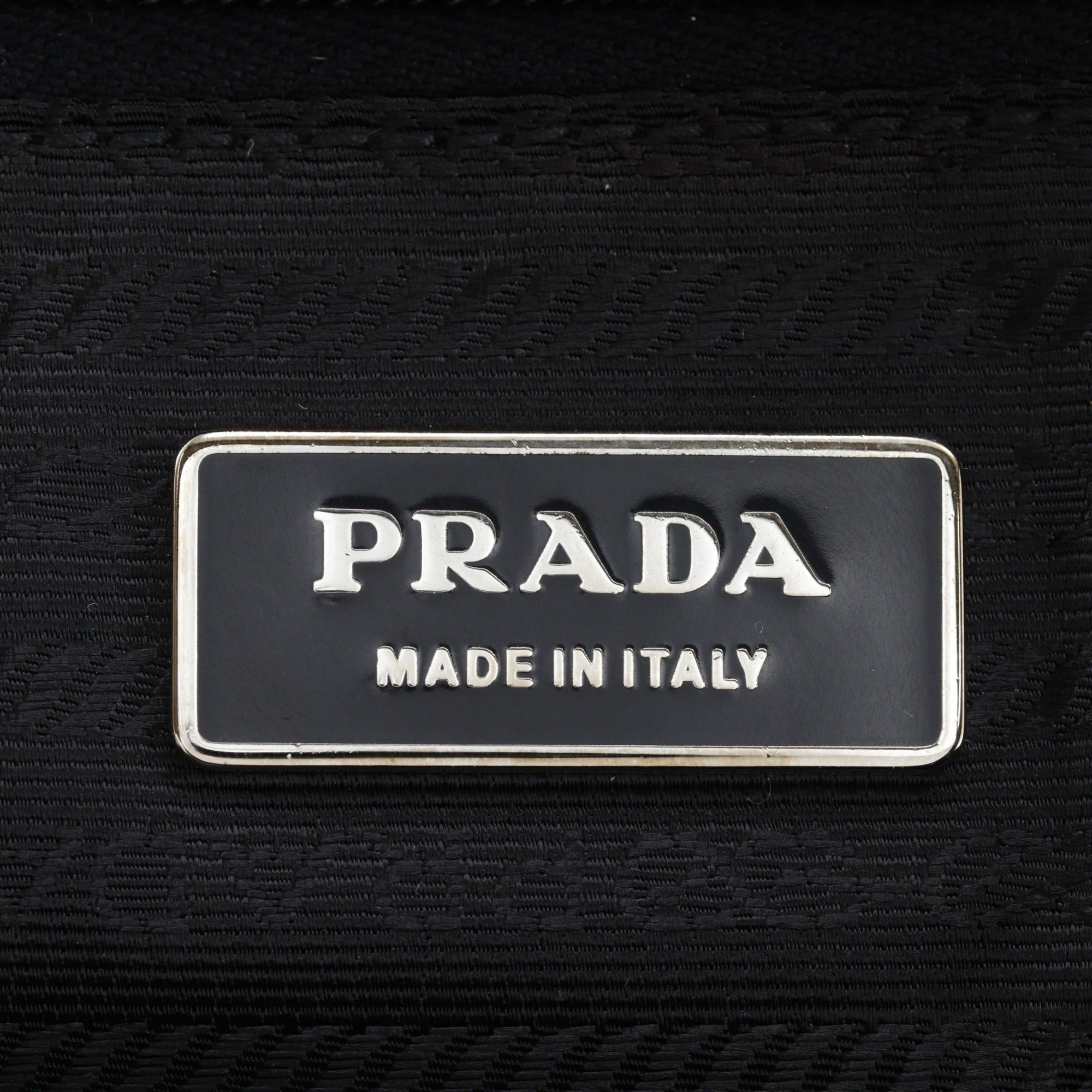 Prada Black Nylon Boston Bag Tote Bag (Pre-Owned)