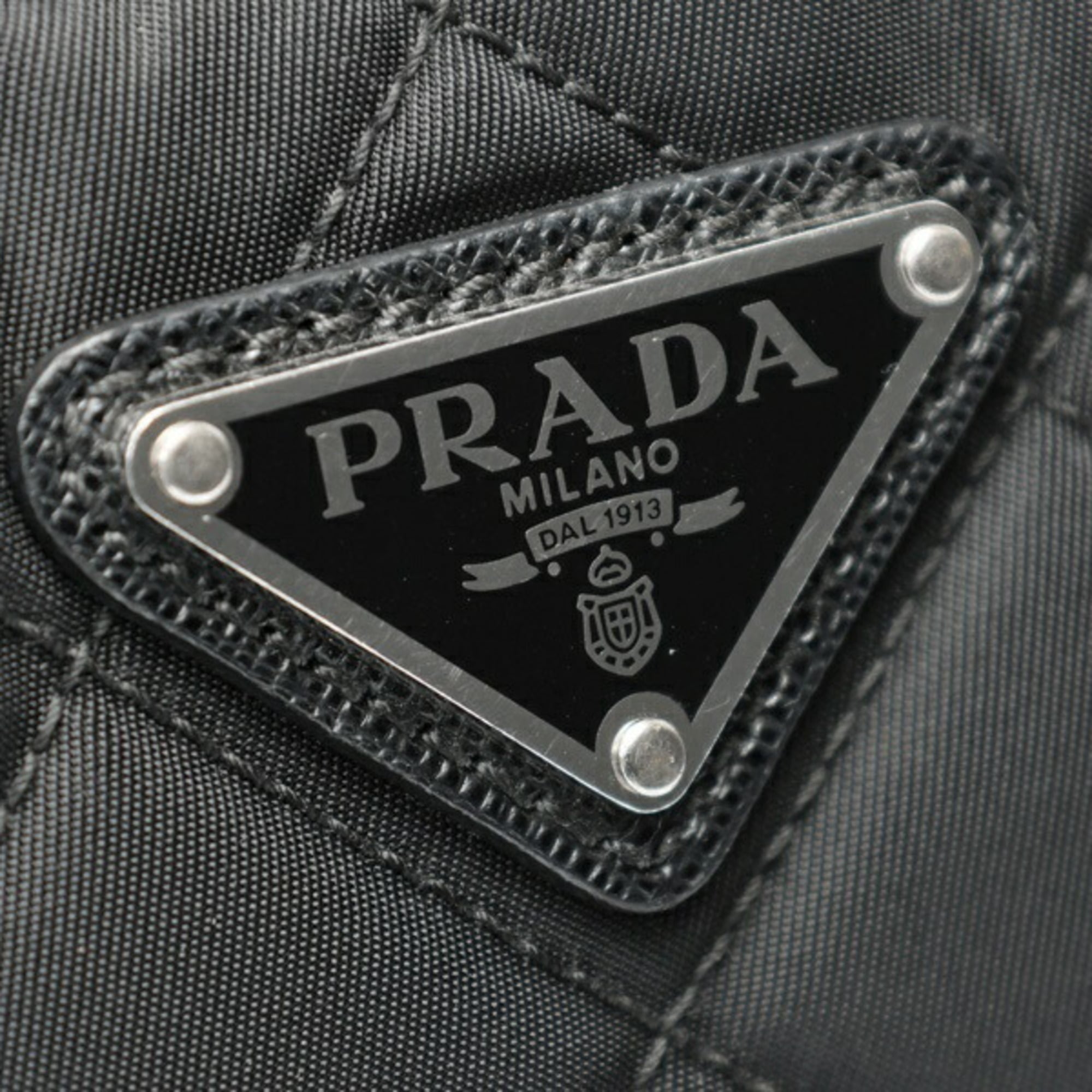 Prada Black Nylon Shoulder Bag (Pre-Owned)