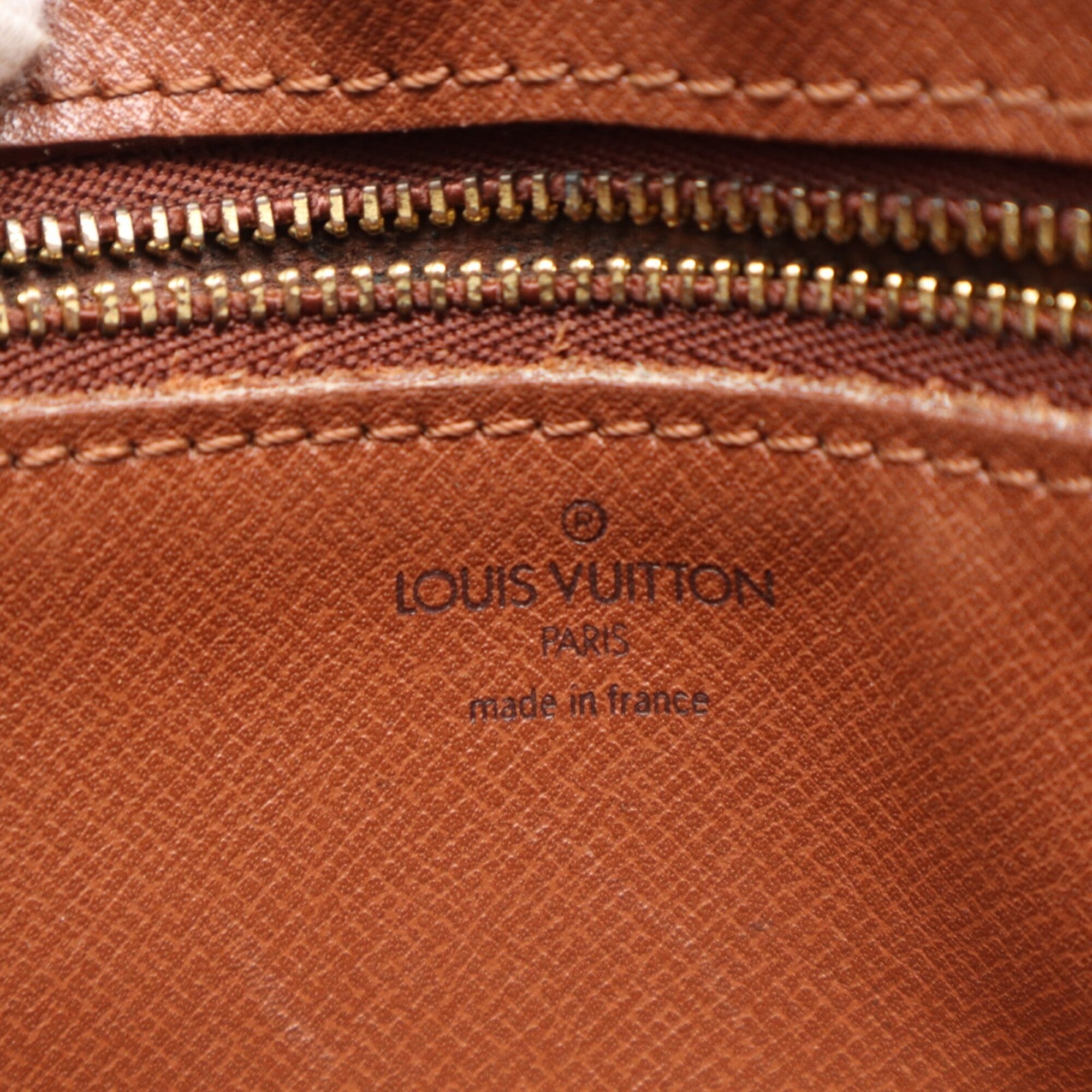 Louis Vuitton Beige Brown Monogram Shoulder Bag (Pre-Owned)
