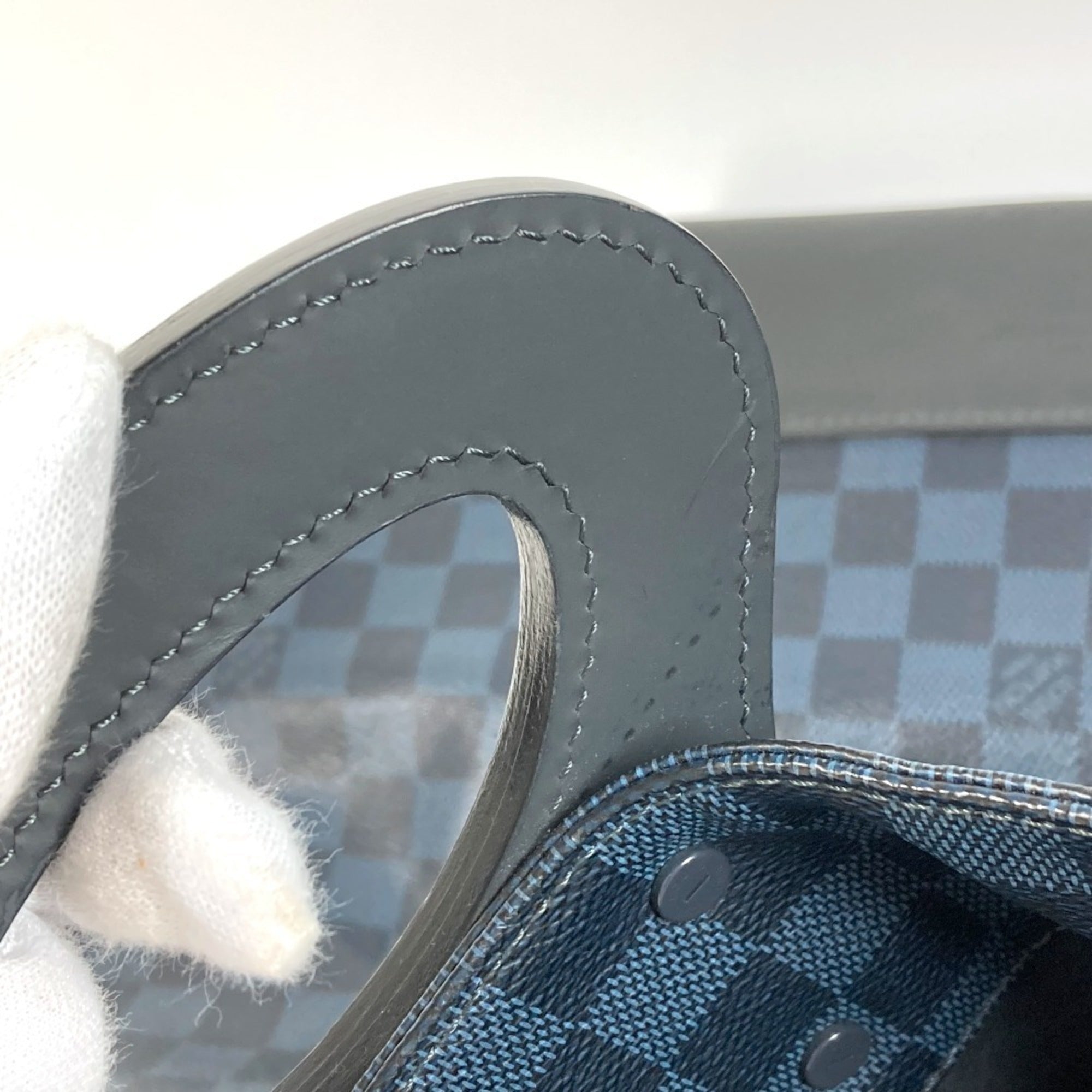 Louis Vuitton Damier Cobalt Navy Handbag Shoulder Bag (Pre-Owned)