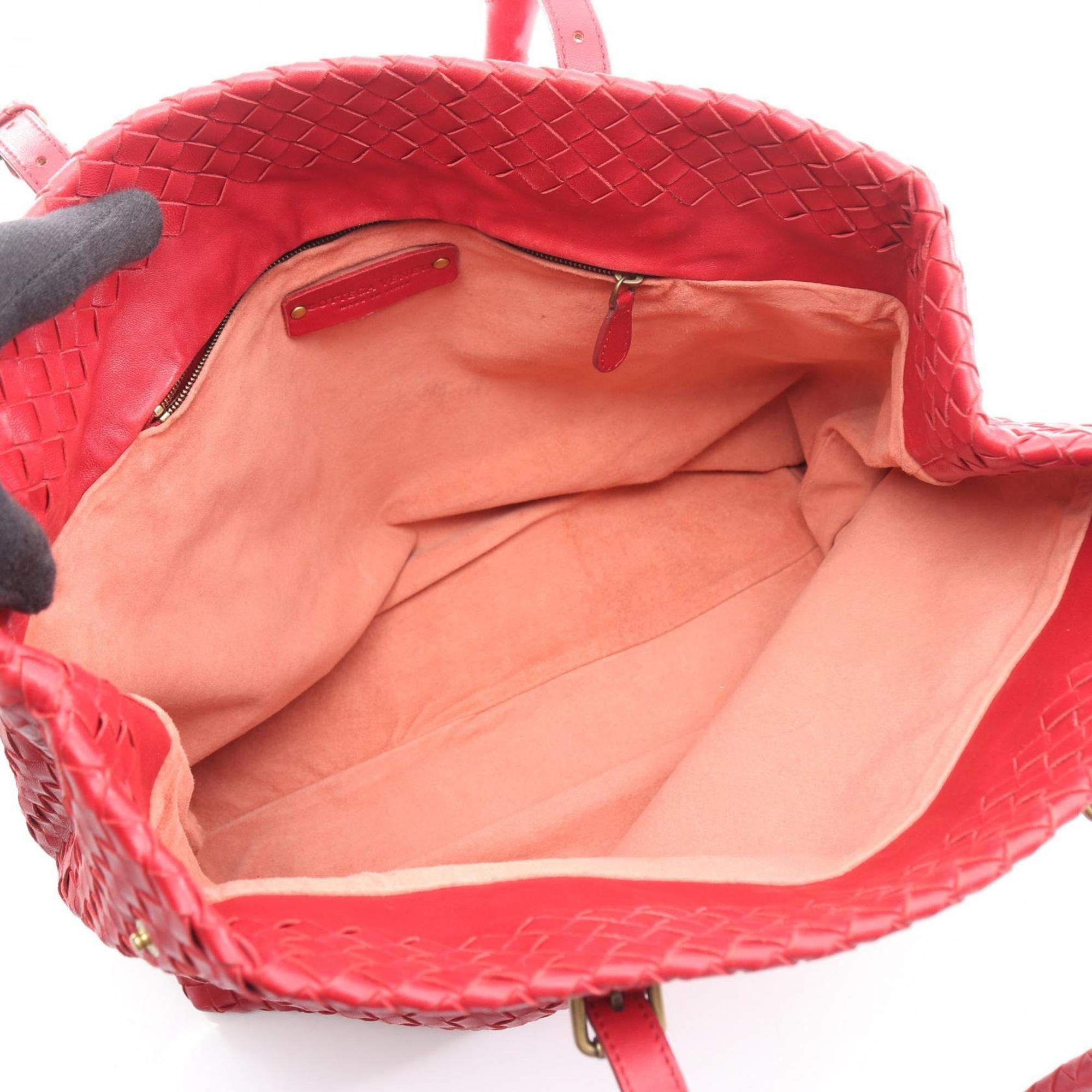 Balenciaga Red Color Leather Tote Bag (Pre-Owned)