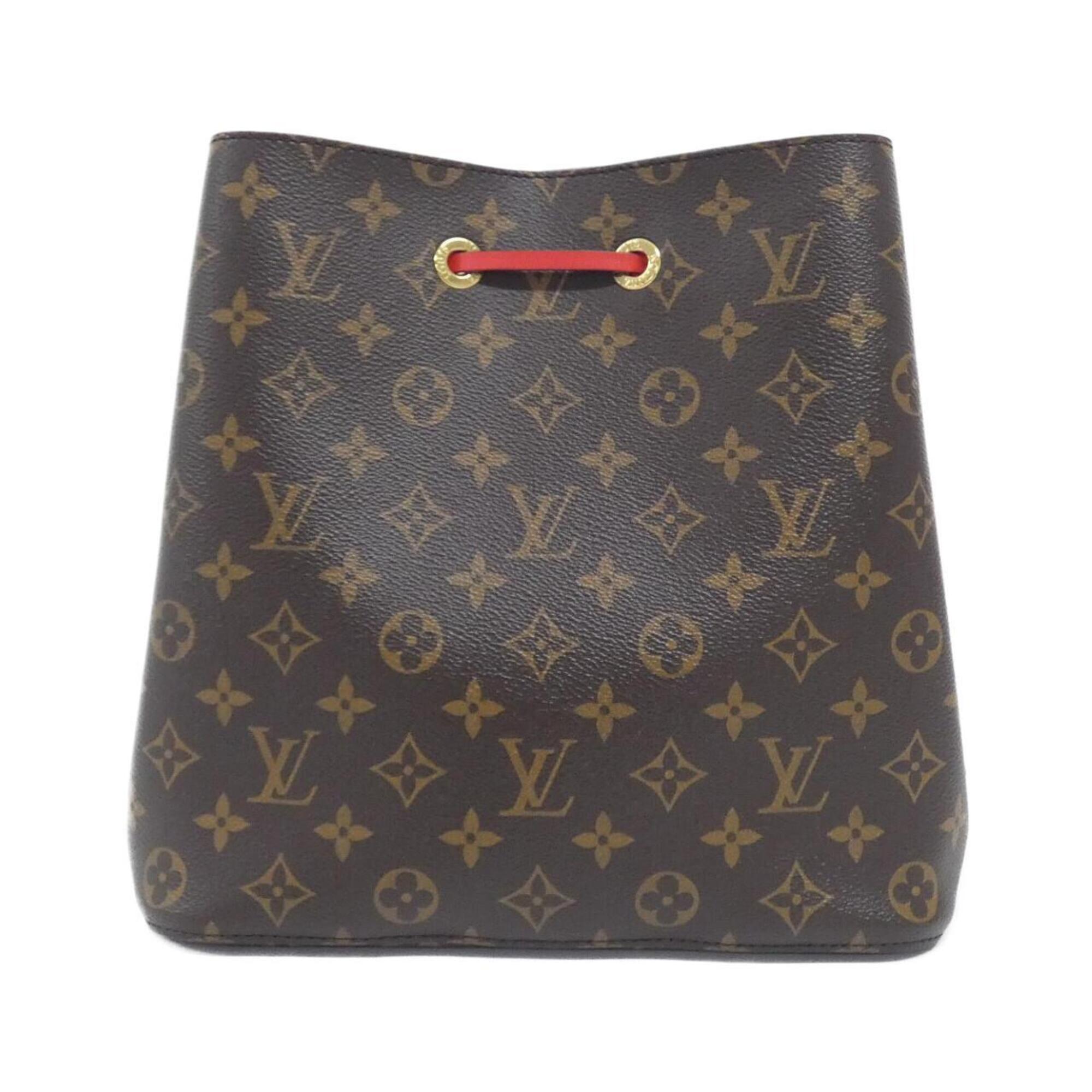 Louis Vuitton Coquelicots Marron Coated Canvas Shoulder Bag (Pre-Owned)