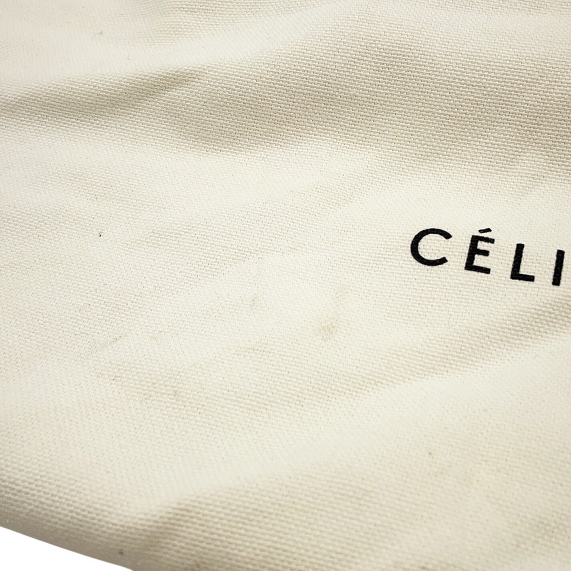 Celine Orange Leather Handbag Shoulder Bag (Pre-Owned)