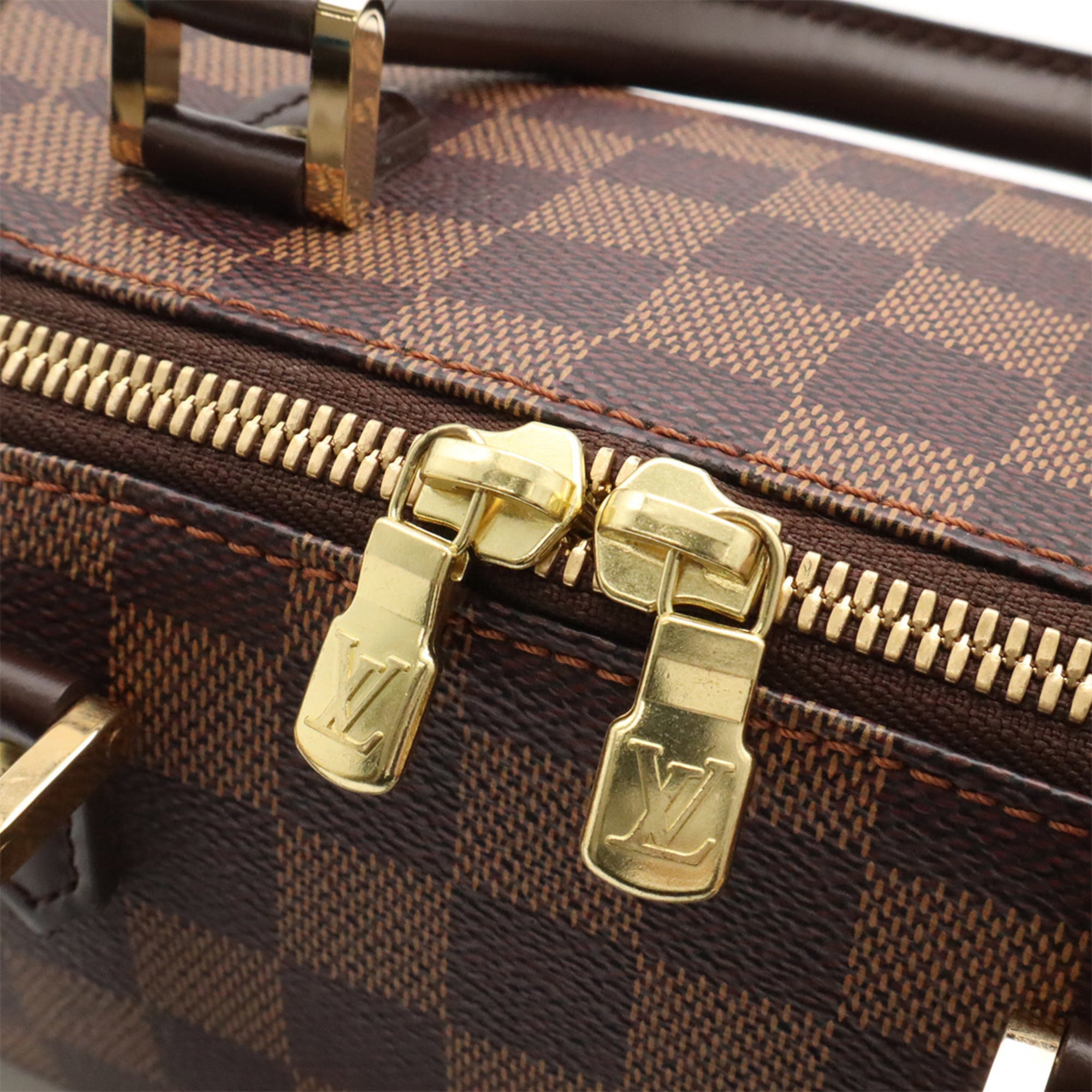 Louis Vuitton Brown Damier Canvas Pvc Handbag (Pre-Owned)