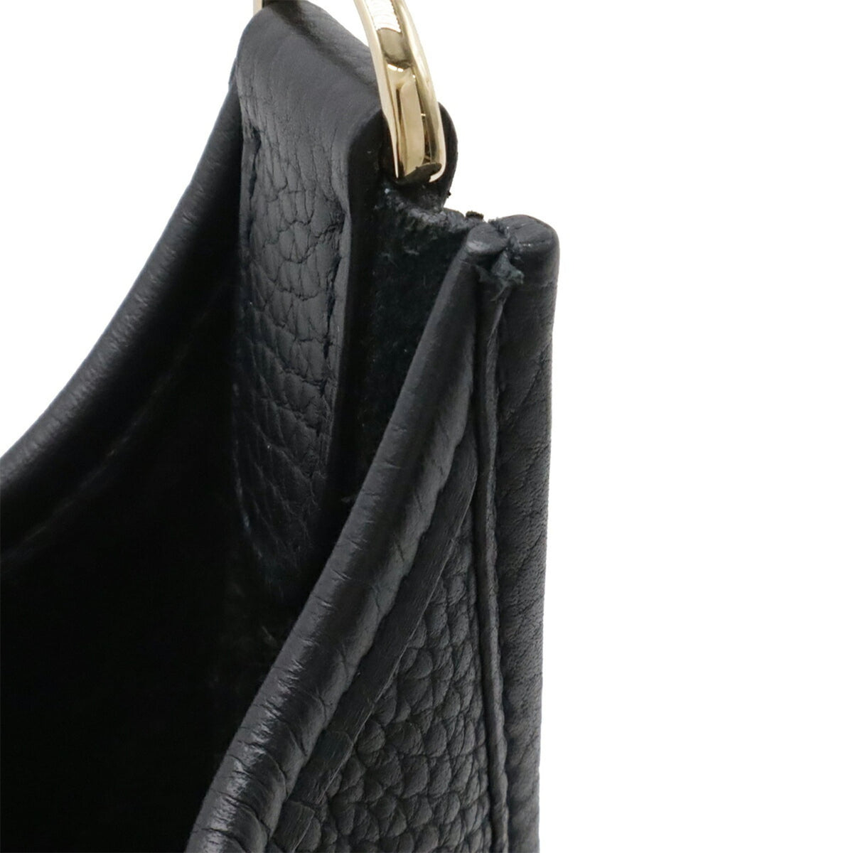 Hermes Evelyne Black Taurillon Clemence Leather Shoulder Bag (Pre-Owned)