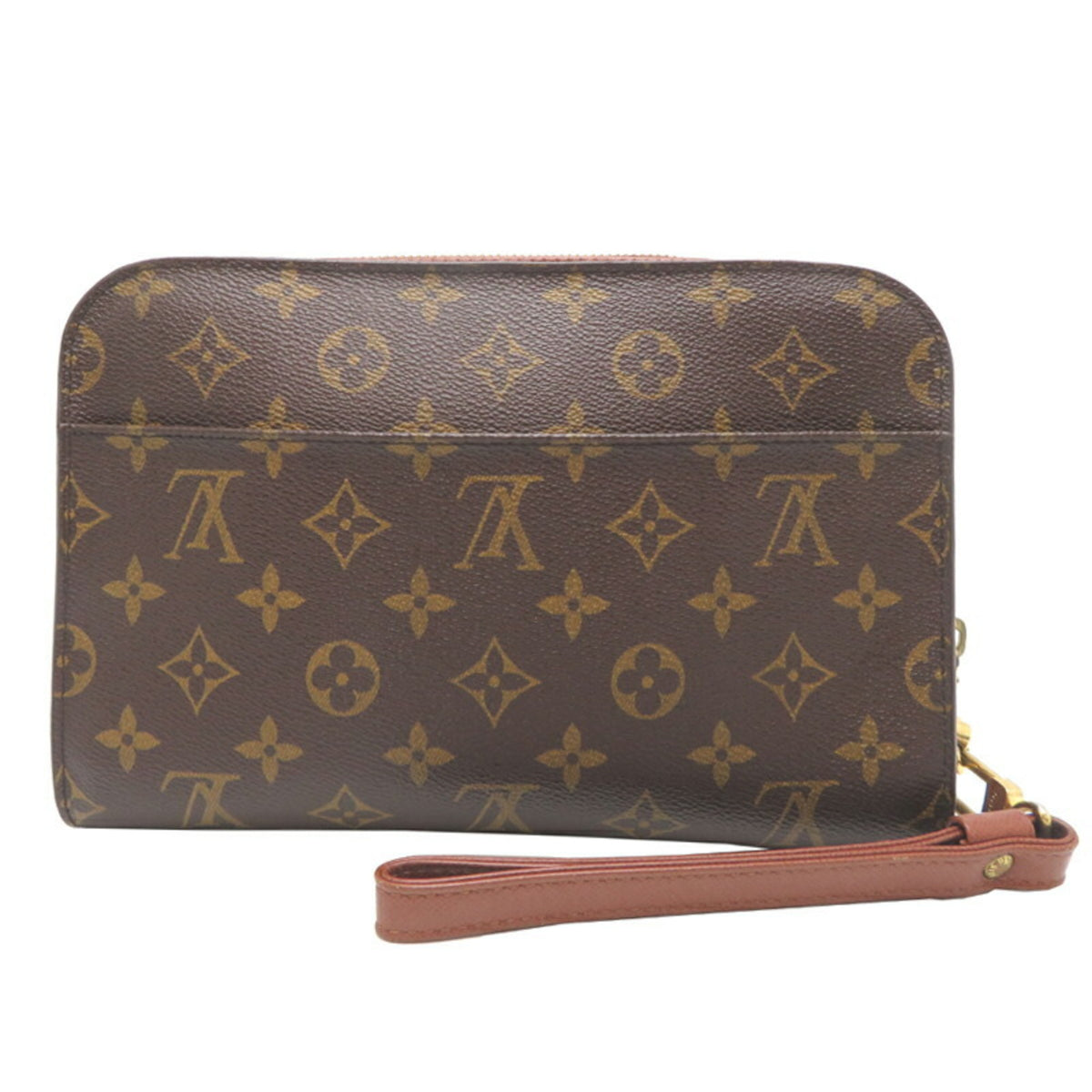 Louis Vuitton Brown Monogram Monogram Clutch Bag (Pre-Owned)