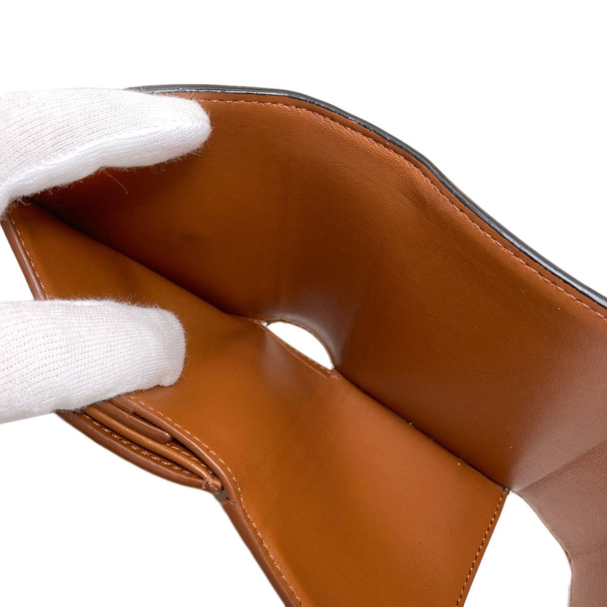 Celine Brown Pvc Wallet (Bi-Fold) (Pre-Owned)