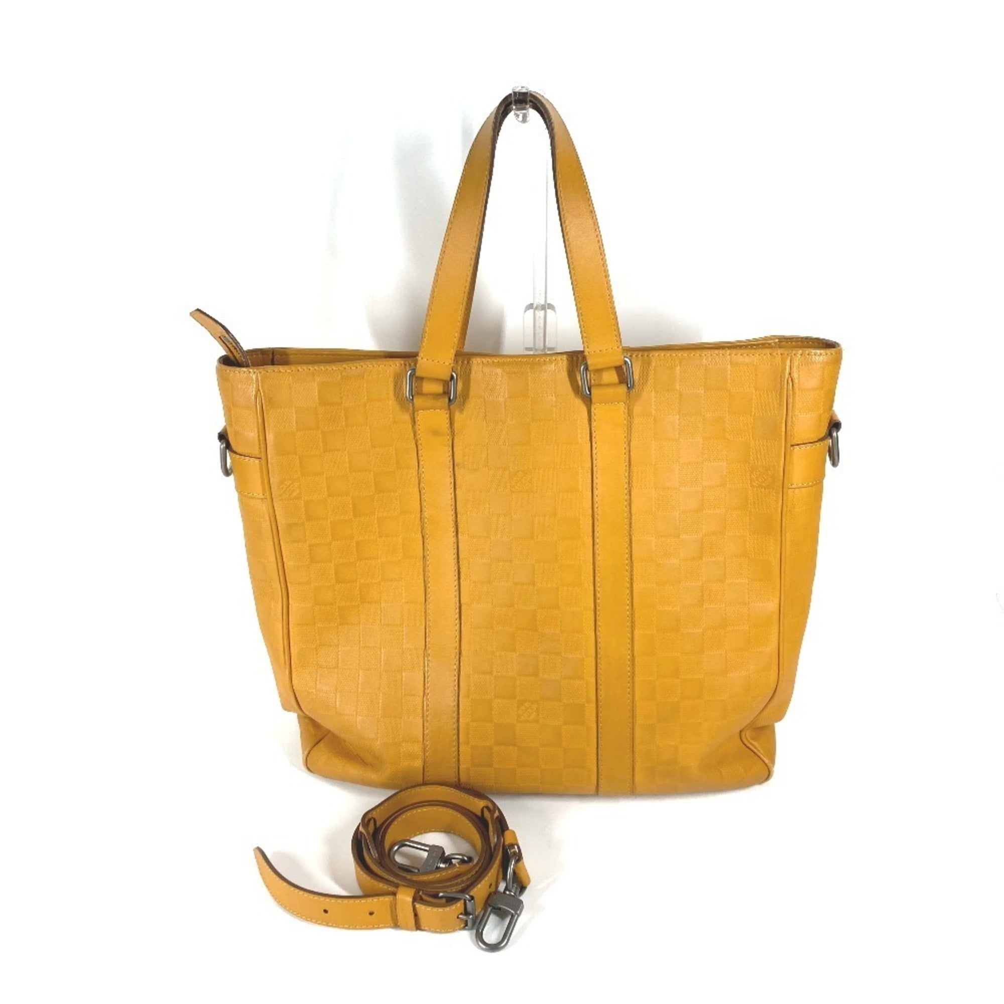 Louis Vuitton Damier Infini Solar Yellow Damier Infini Shoulder Bag Tote Bag (Pre-Owned)