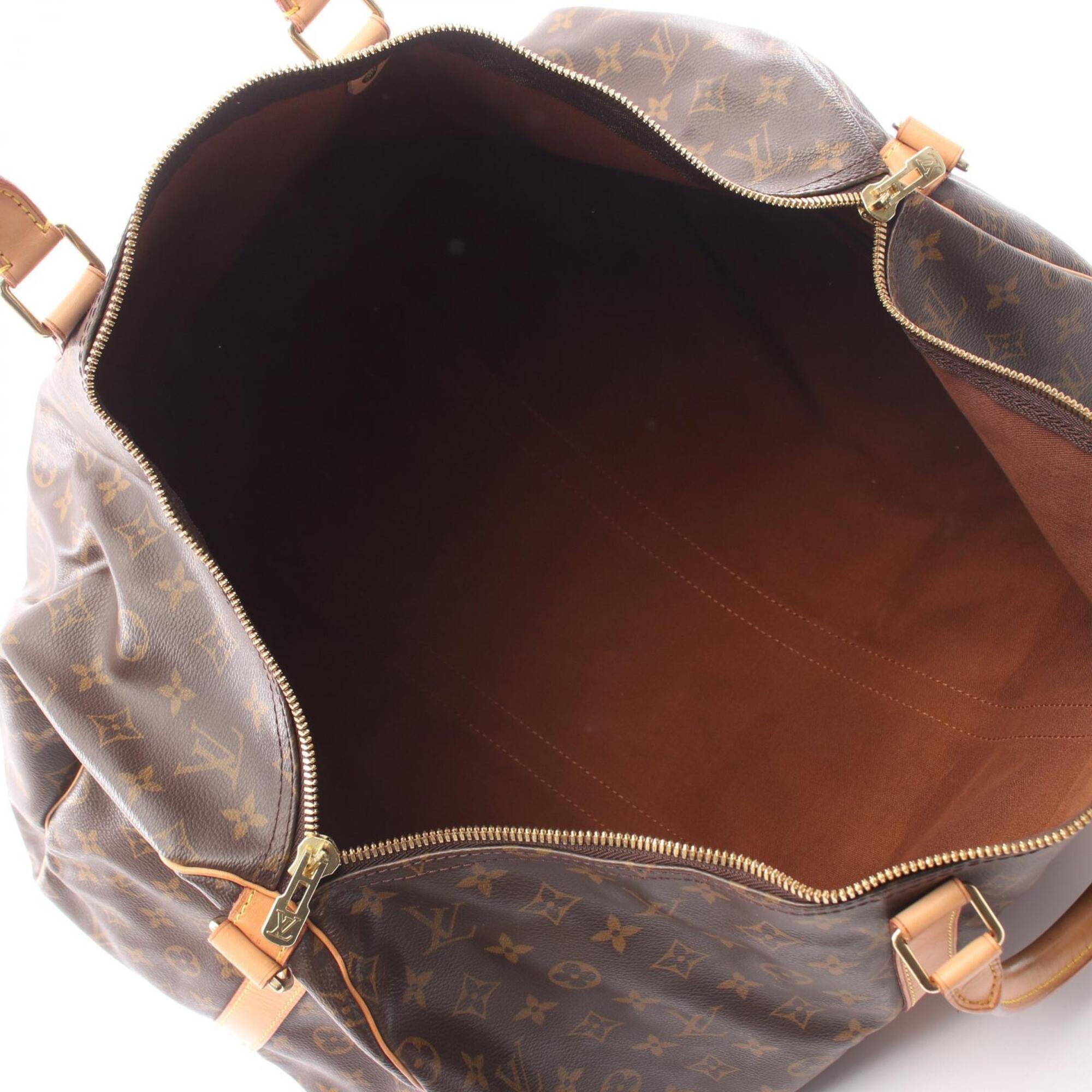 Louis Vuitton Brown Monogram Monogram Boston Bag Handbag (Pre-Owned)