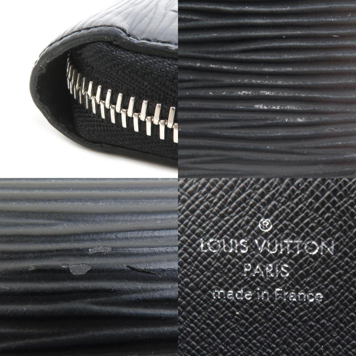 Louis Vuitton Black Epi Leather Long Wallet (Bi-Fold) (Pre-Owned)