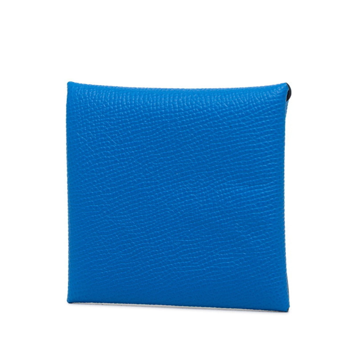 Hermes Blue Epsom Leather Coin Purse/Coin Case (Pre-Owned)