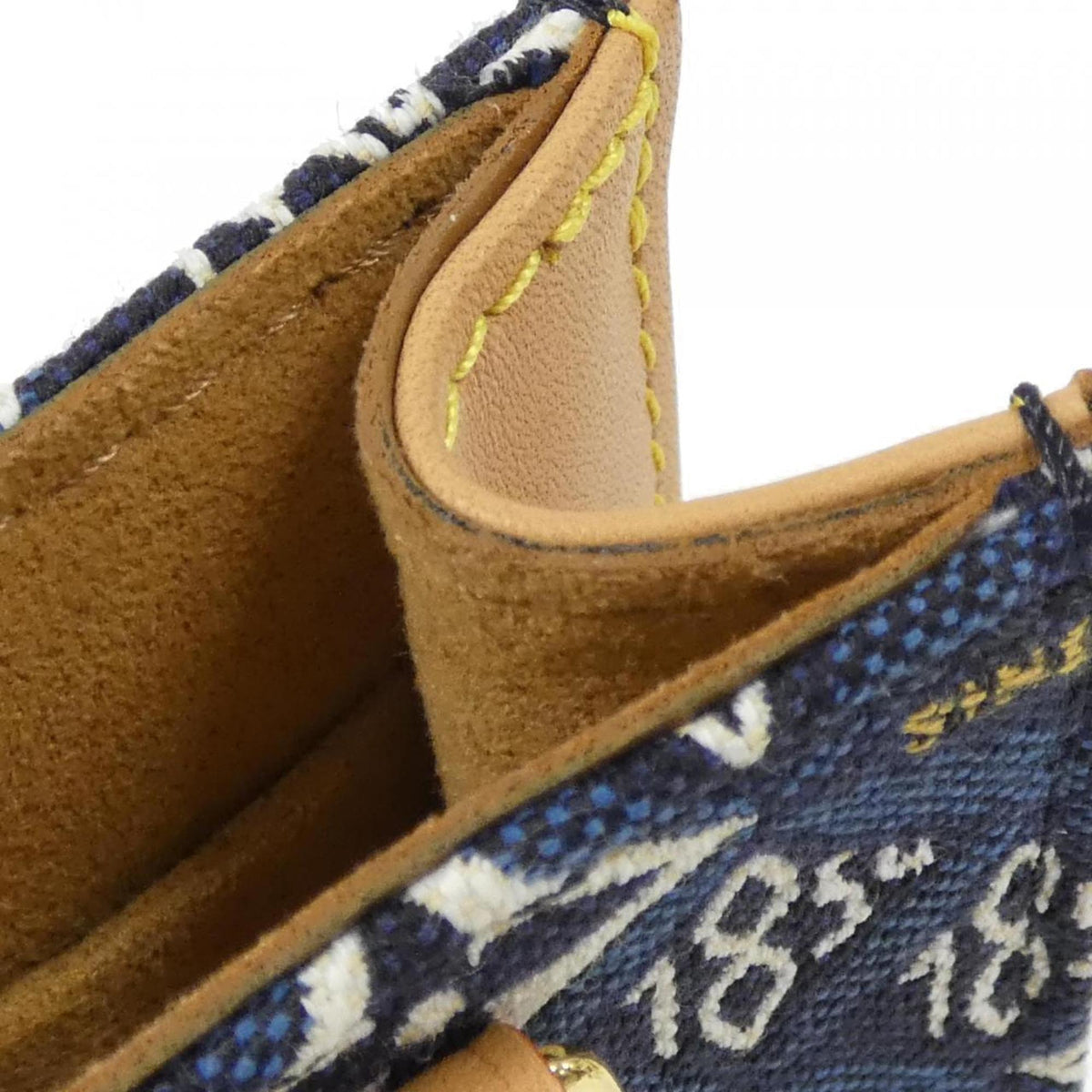 Louis Vuitton Blue Navy Jacquard Handbag (Pre-Owned)