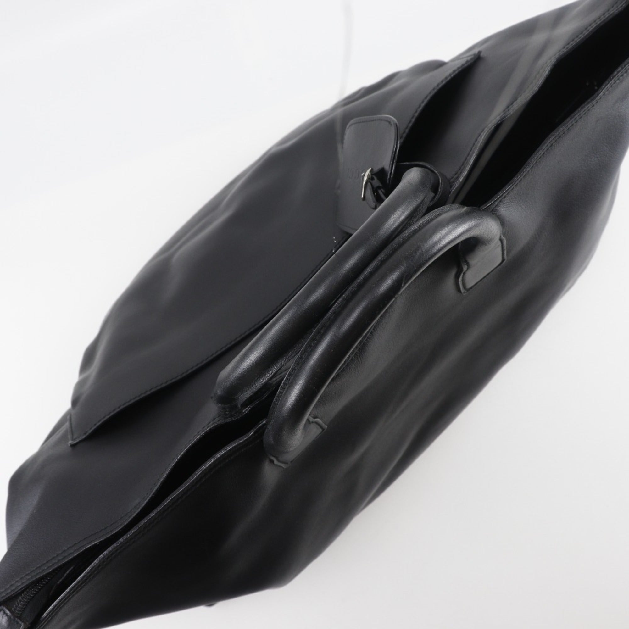 Gucci Black Leather Boston Bag (Pre-Owned)