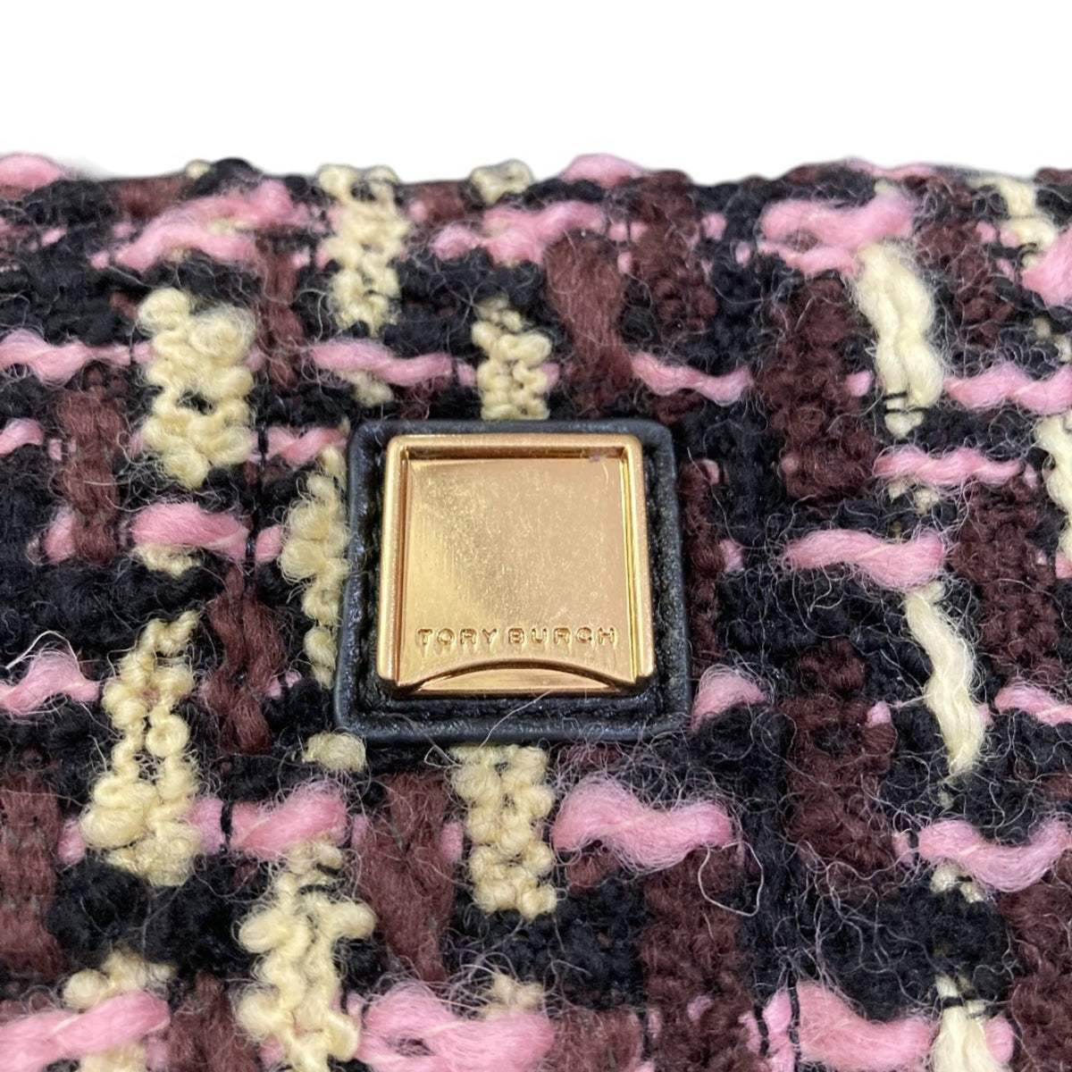 Tory Burch Multi-Color Tweed Shoulder Bag (Pre-Owned)