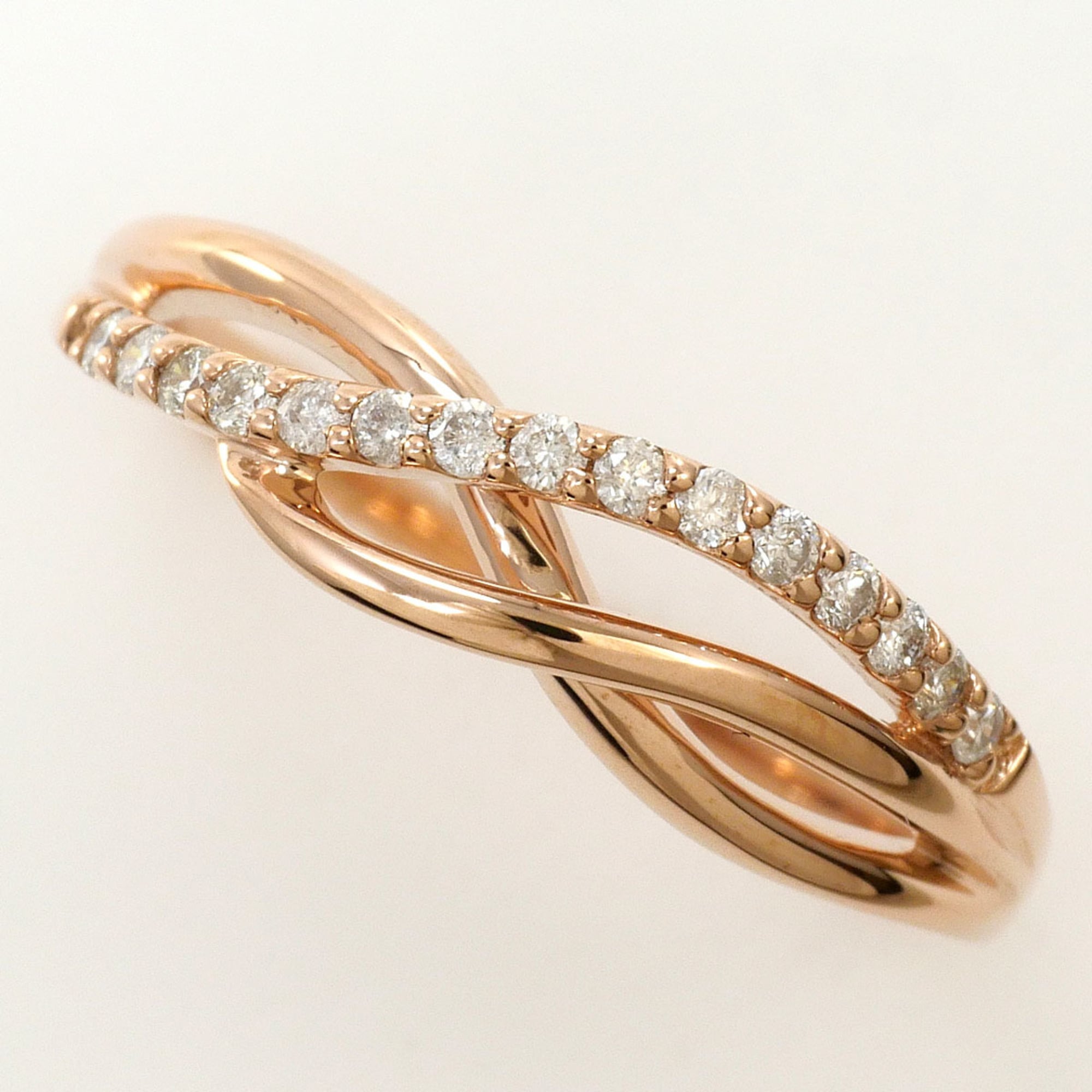 Unbranded Pink Gold Pink Gold (18K) Band Ring (Pre-Owned)