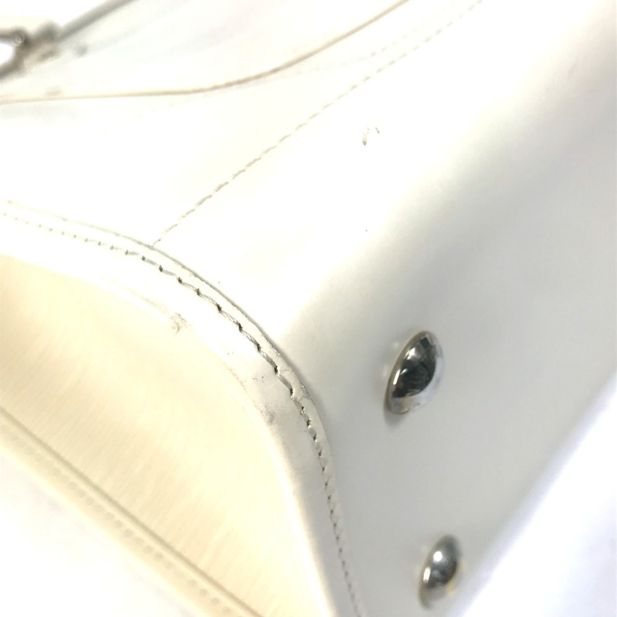 Louis Vuitton Epi Galle Lv Off White White Epi Leather Shoulder Bag Tote Bag (Pre-Owned)
