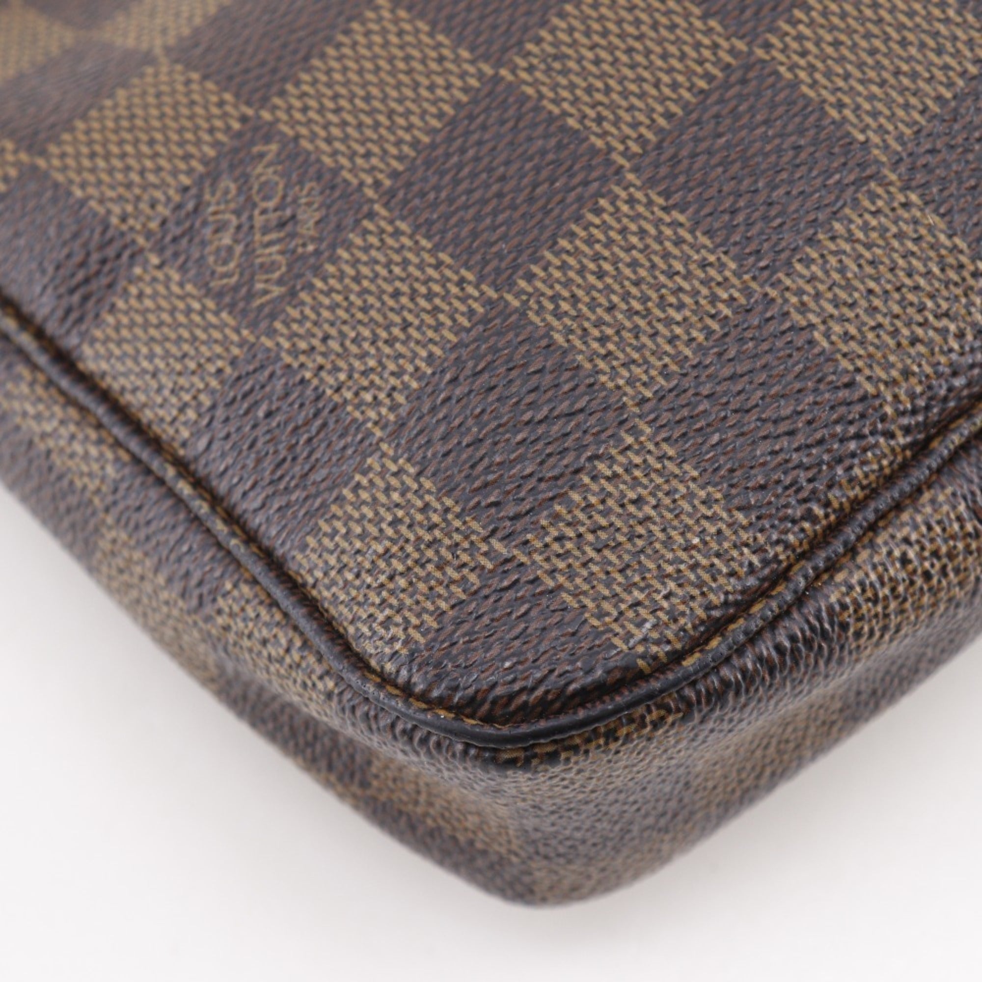 Louis Vuitton Brown Damier Canvas Pochette Pouch (Pre-Owned)