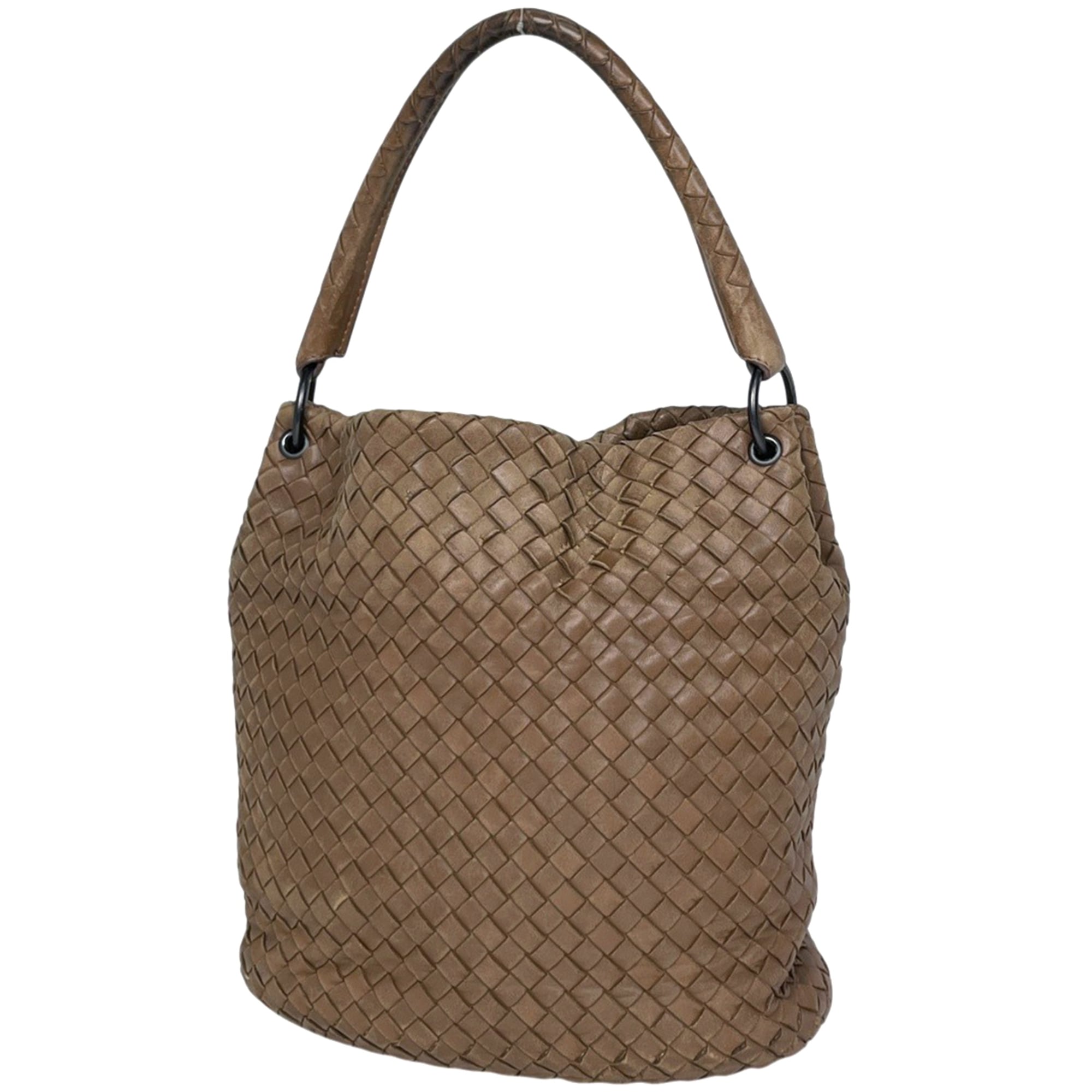 Bottega Veneta Brown Leather Handbag (Pre-Owned)