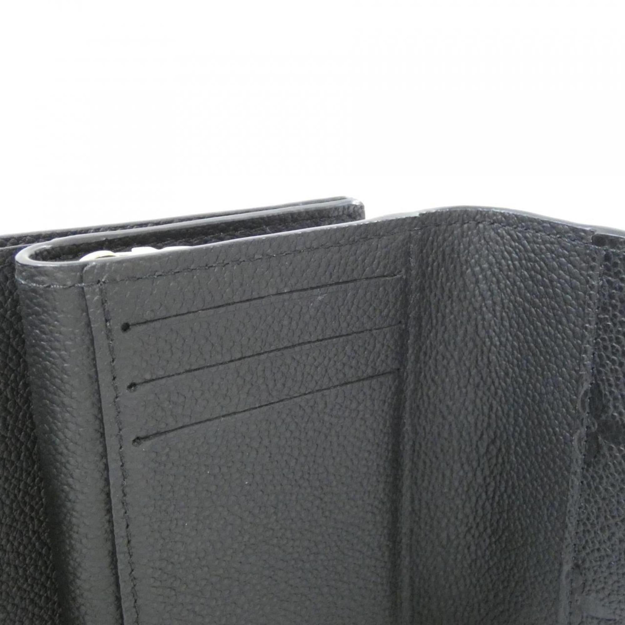 Louis Vuitton Black Monogram Monogram Empreinte Leather Wallet (Bi-Fold) (Pre-Owned)
