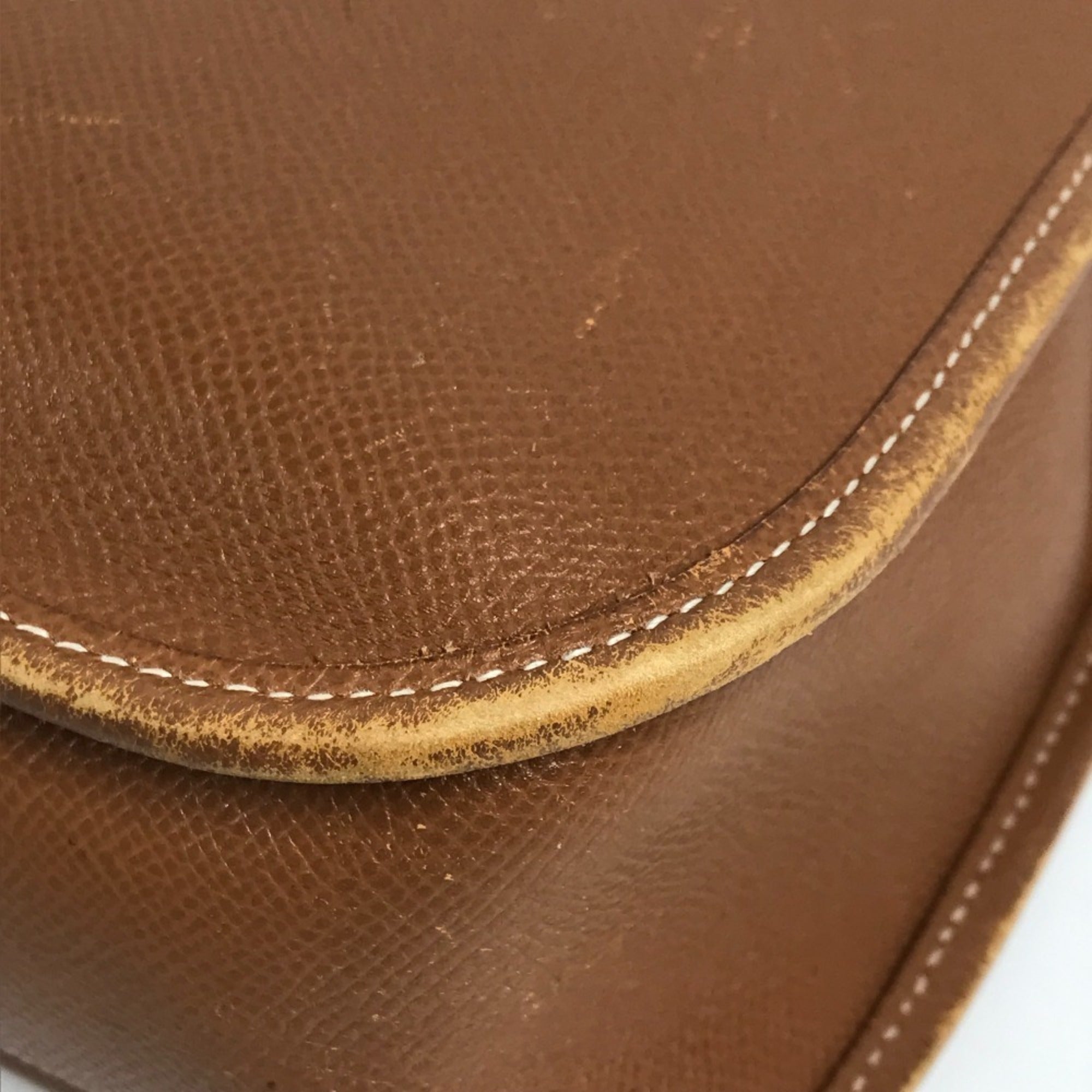 Hermes Brown Leather Shoulder Bag (Pre-Owned)
