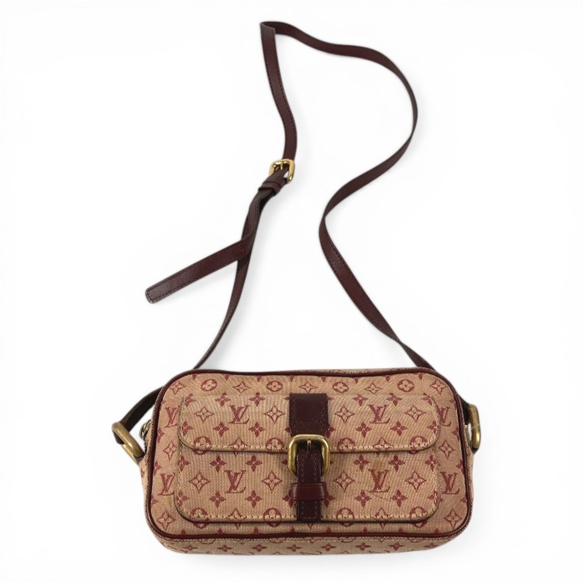 Louis Vuitton Monogram Mini Cherry Red Monogram Mini Pochette Shoulder Bag (Pre-Owned)
