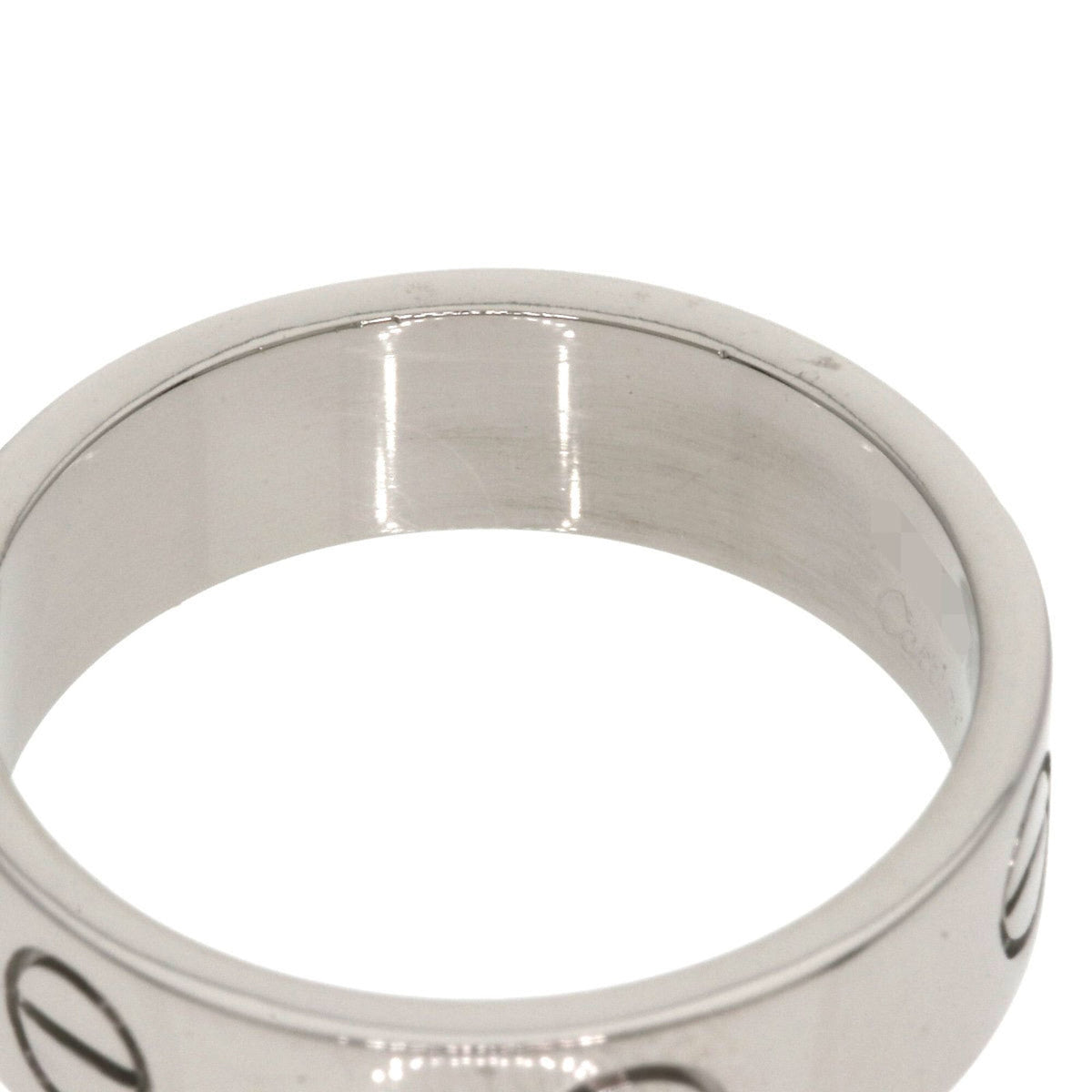 Cartier White Gold White Gold (18K) Band Ring (Pre-Owned)