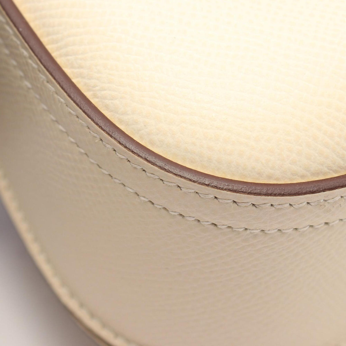 Hermes Ivory Epsom Leather Handbag Shoulder Bag (Pre-Owned)