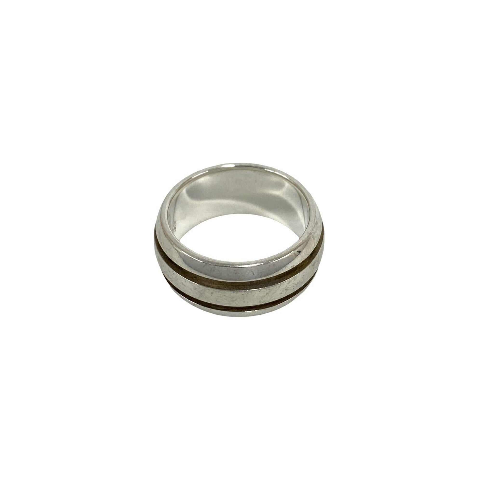 Tiffany Silver Silver 925 Band Ring (Pre-Owned)