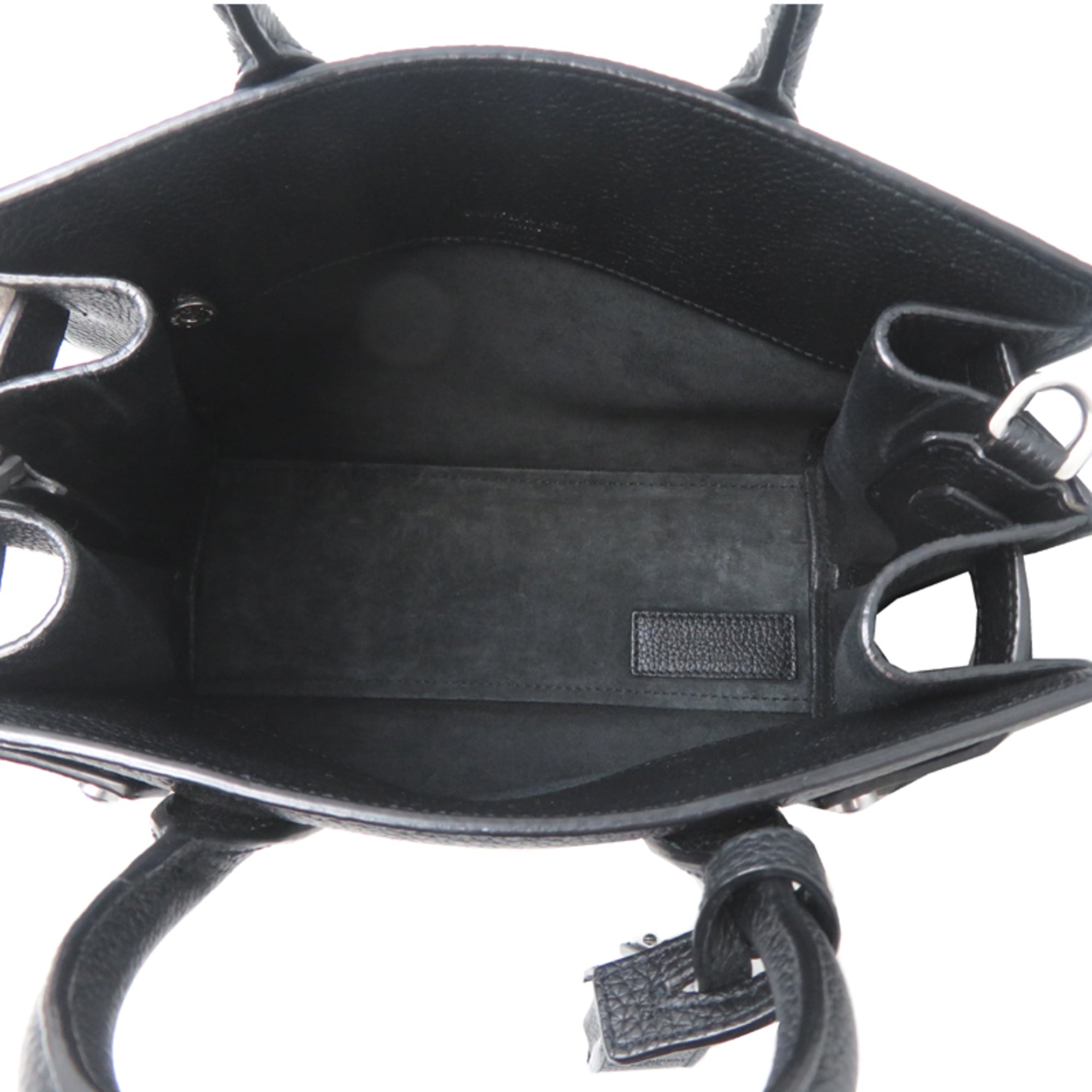 Saint Laurent Black Leather Handbag (Pre-Owned)