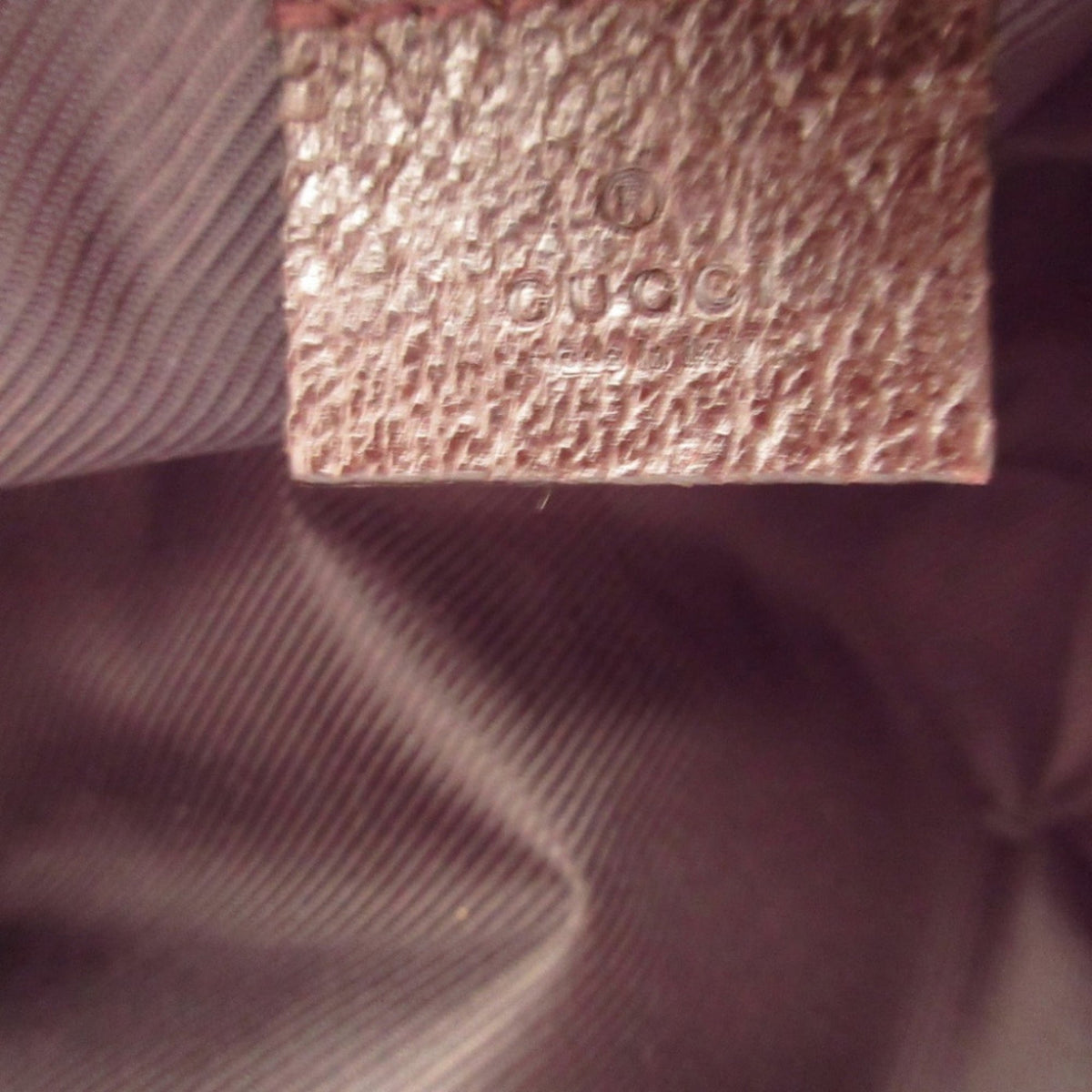 Gucci Beige Brown Gg Canvas Leather Pouch (Pre-Owned)