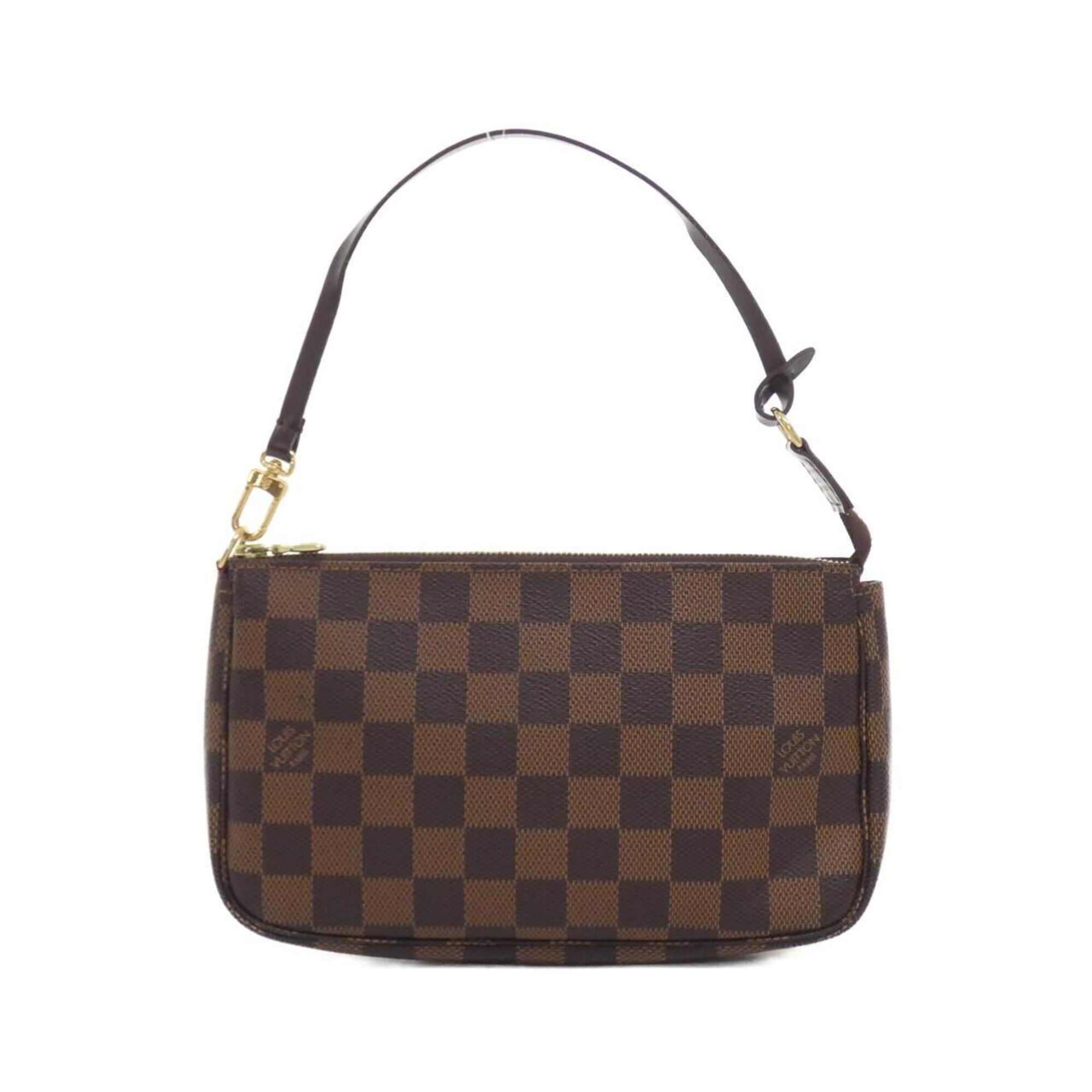 Louis Vuitton Ebene Coated Canvas Pochette Pouch (Pre-Owned)